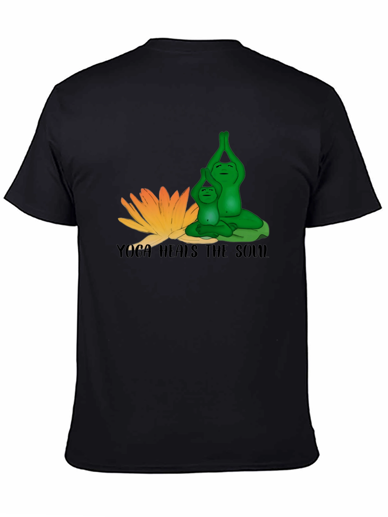 Yoga Frogs T-Shirt - Meditative Design