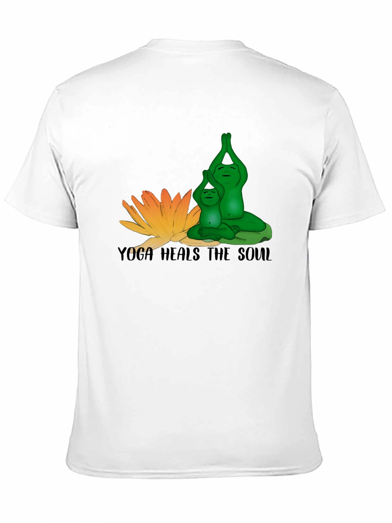 Yoga Frogs T-Shirt - Meditative Design