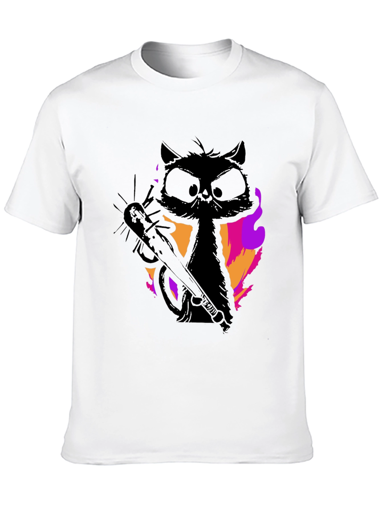 Grumpy Cat Chainsaw T-Shirt