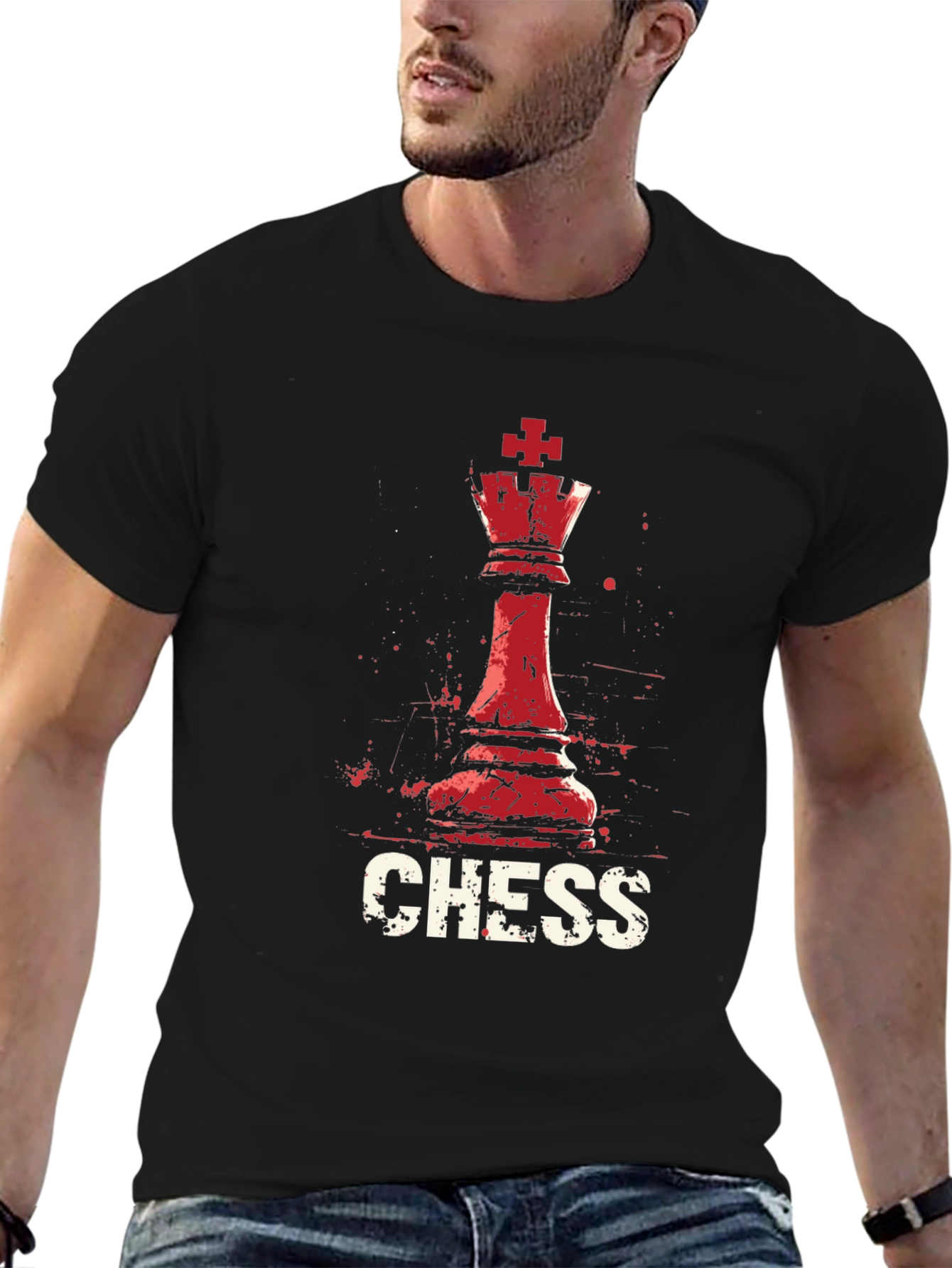 Chess King Graphic Tee - Stylish Game Lover Shirt