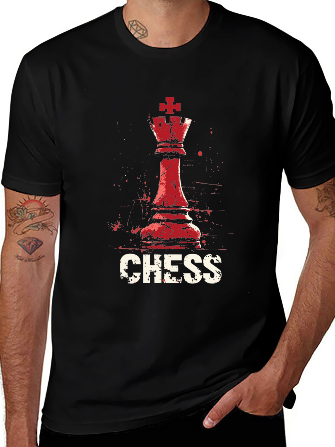 Chess King Graphic Tee - Stylish Game Lover Shirt