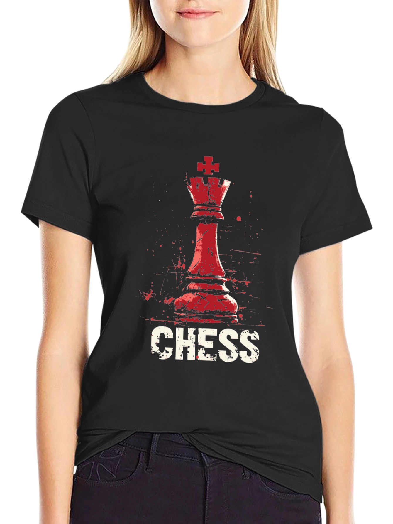 Chess King Graphic Tee - Stylish Game Lover Shirt