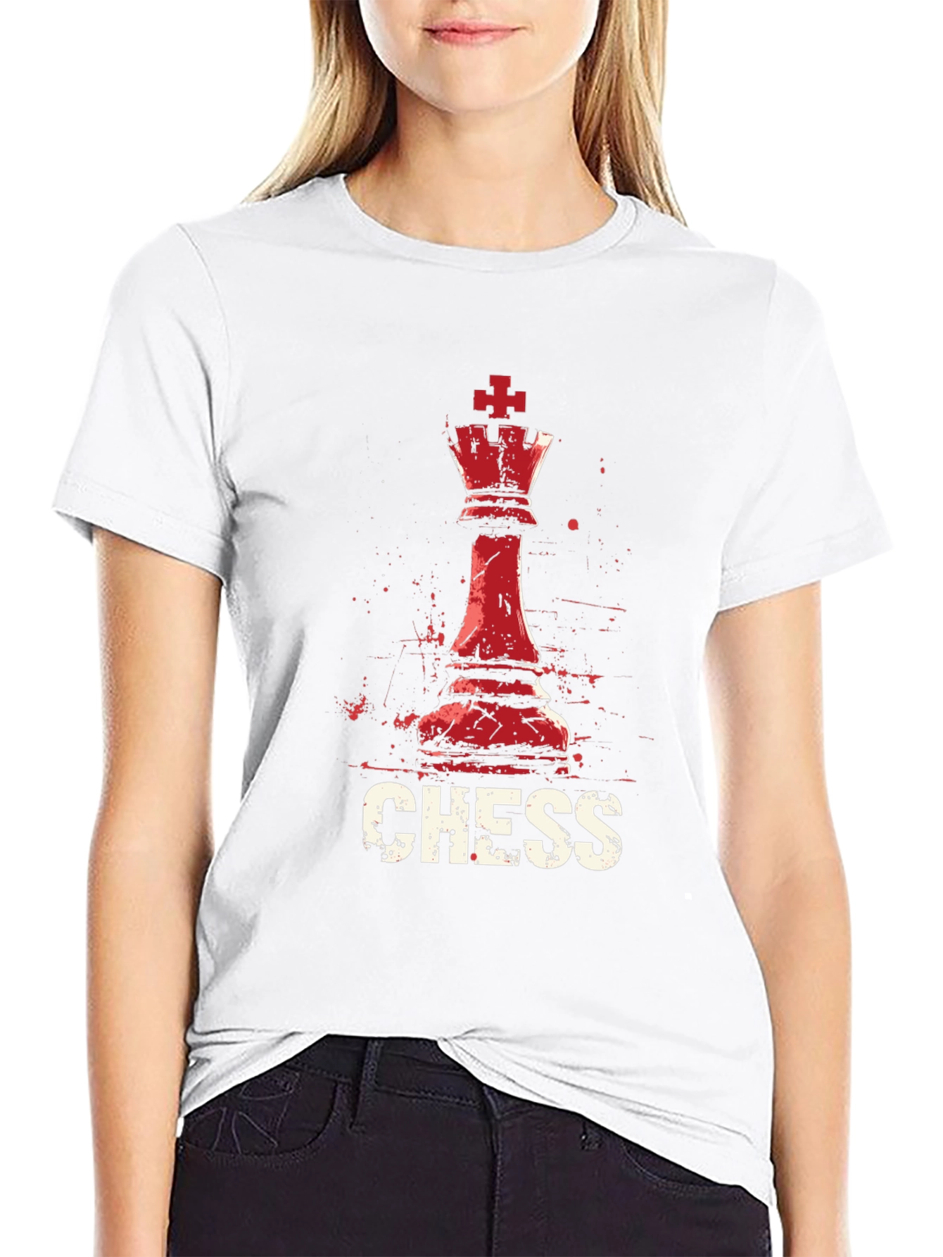 Chess King Graphic Tee - Stylish Game Lover Shirt