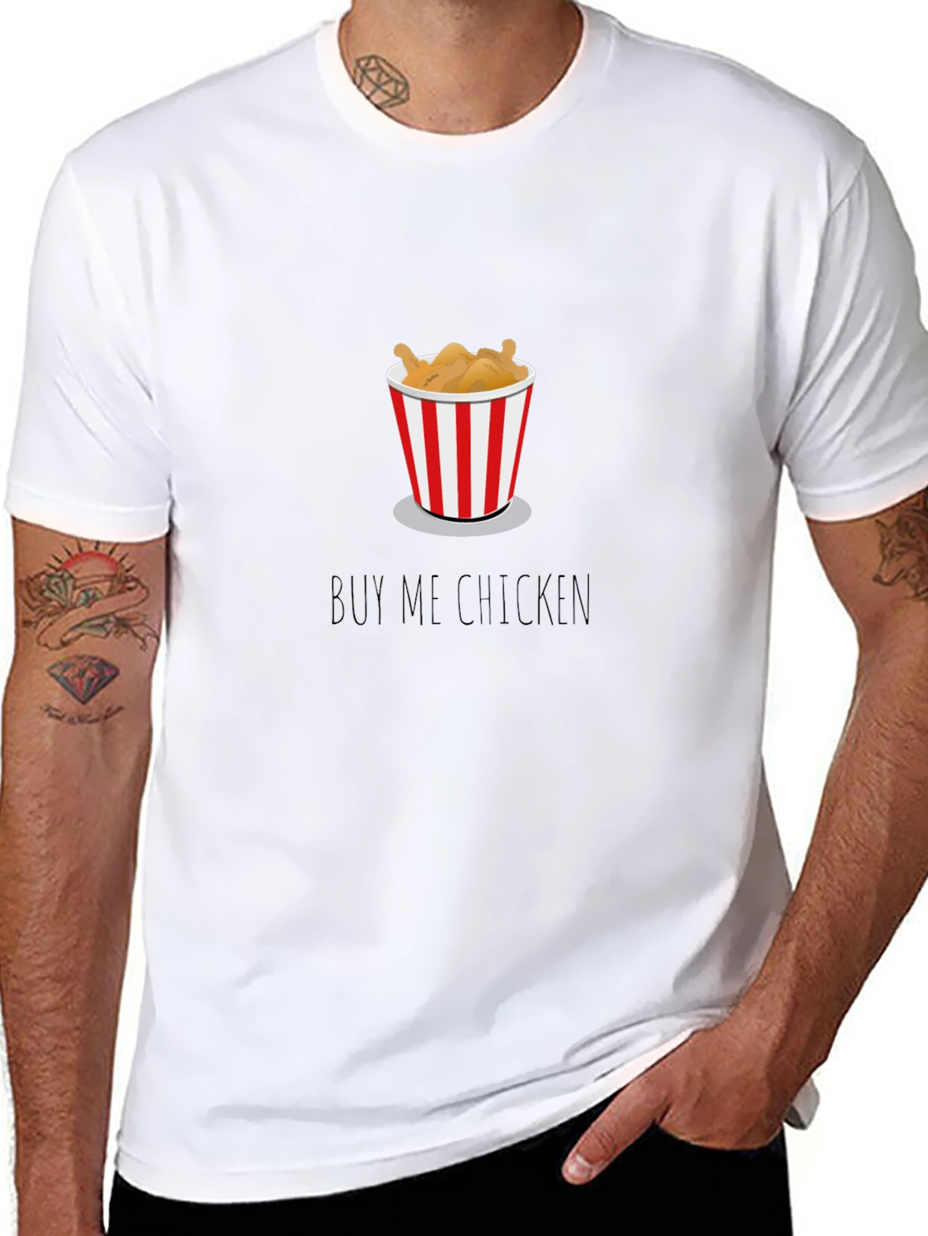 Buy Me Chicken Graphic Tee - Unisex