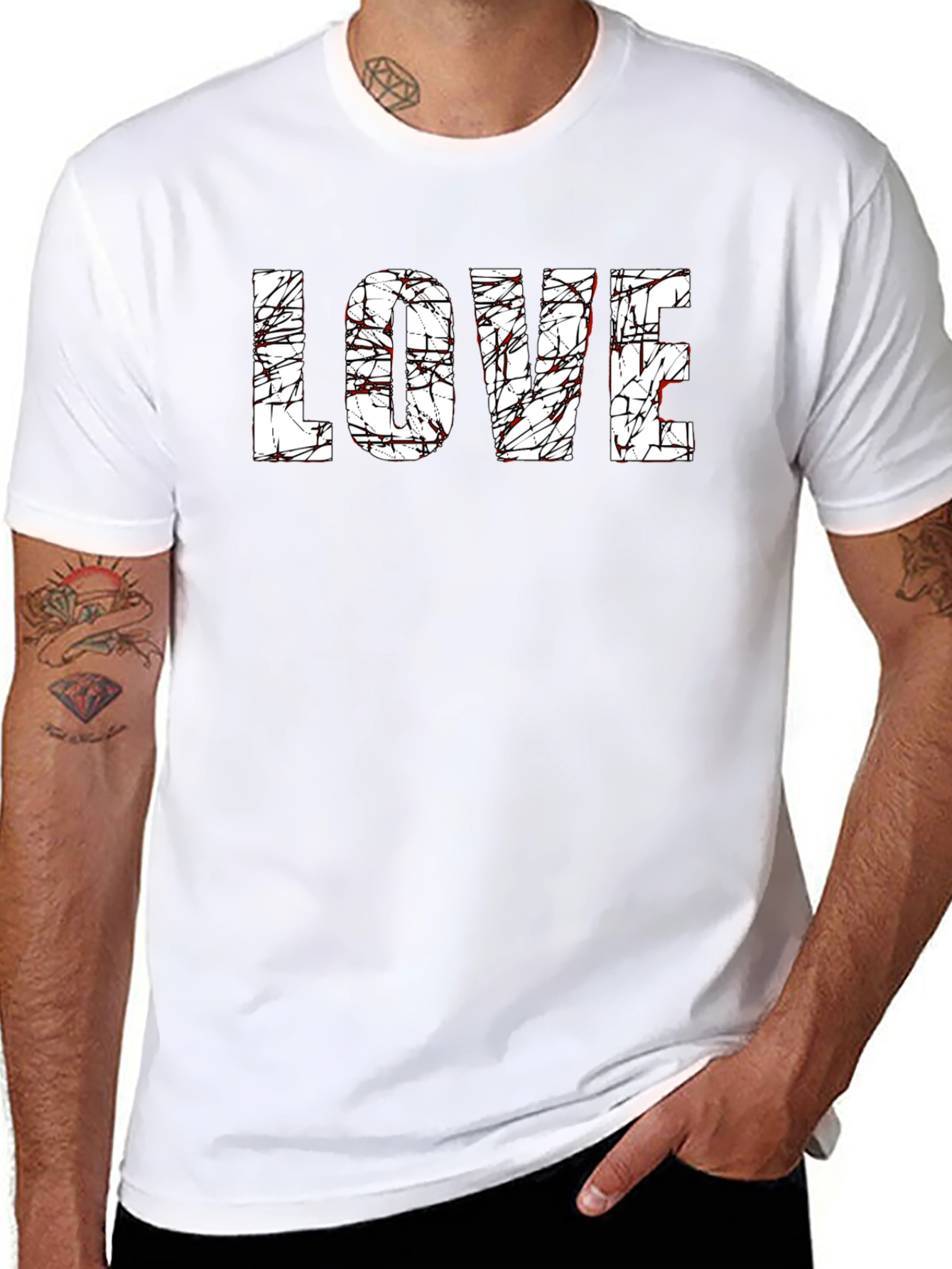 Bloody Love Graphic T-Shirt - Dark Humor Tee