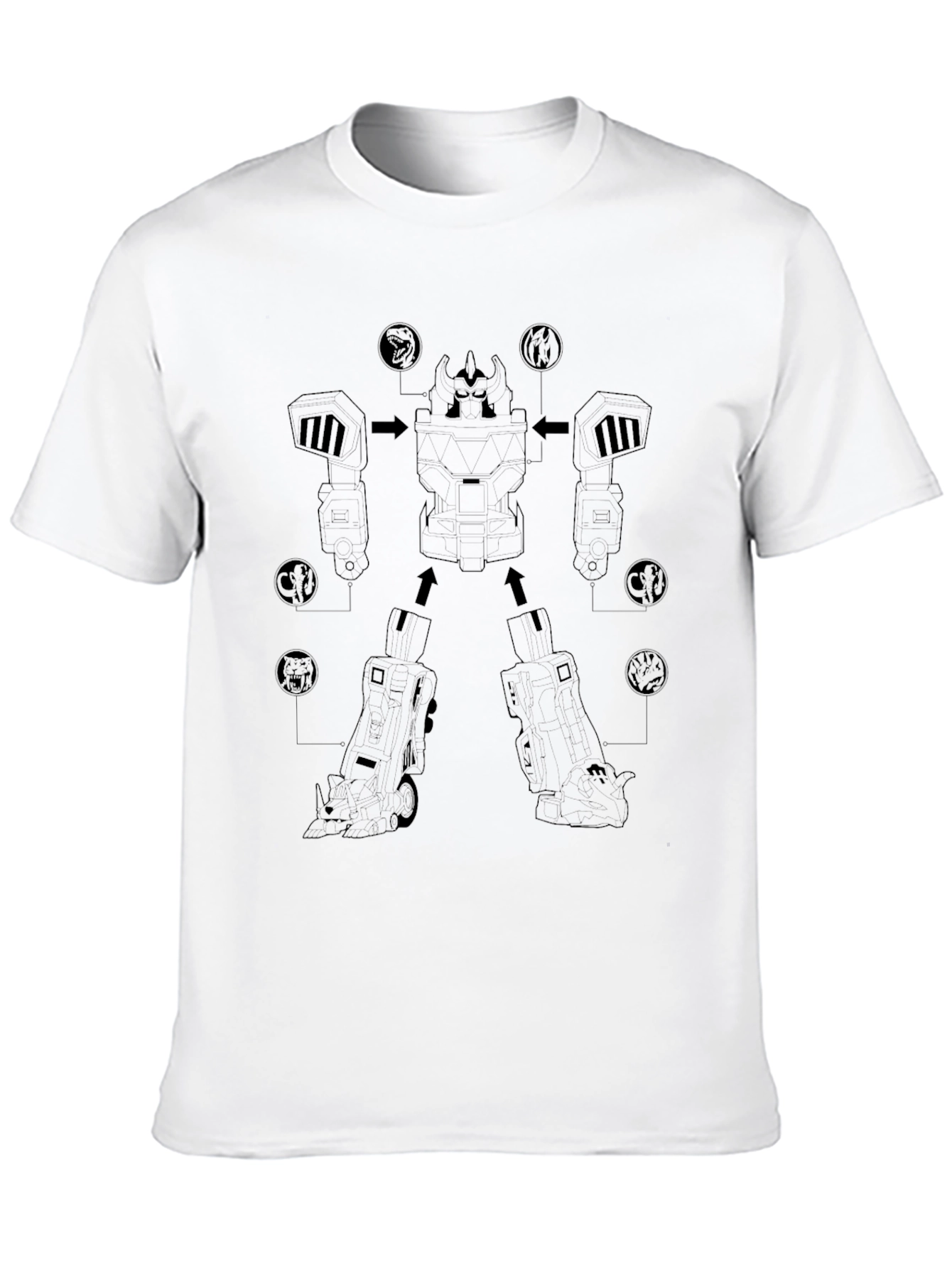 Black Robot Assembly T-Shirt
