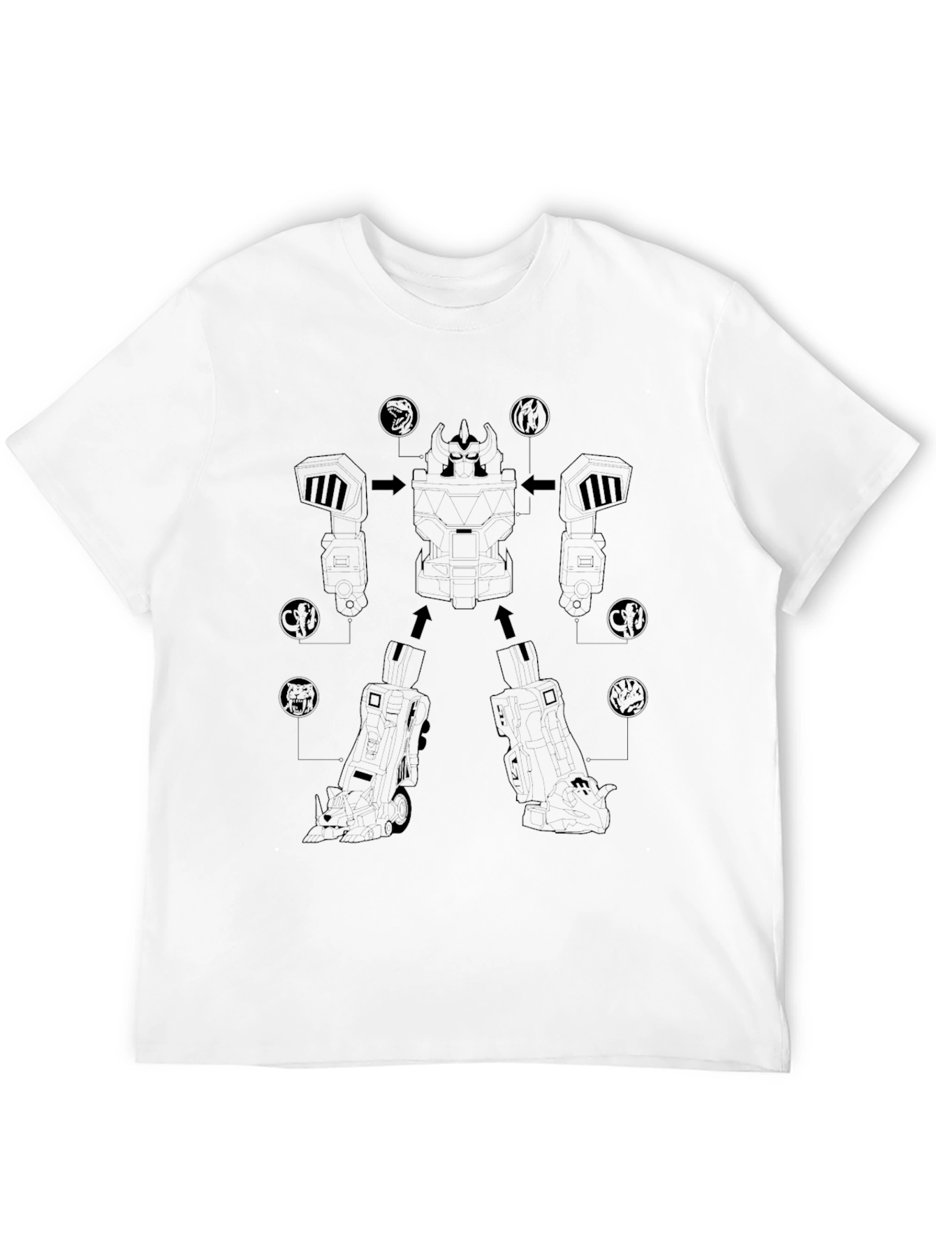 Black Robot Assembly T-Shirt