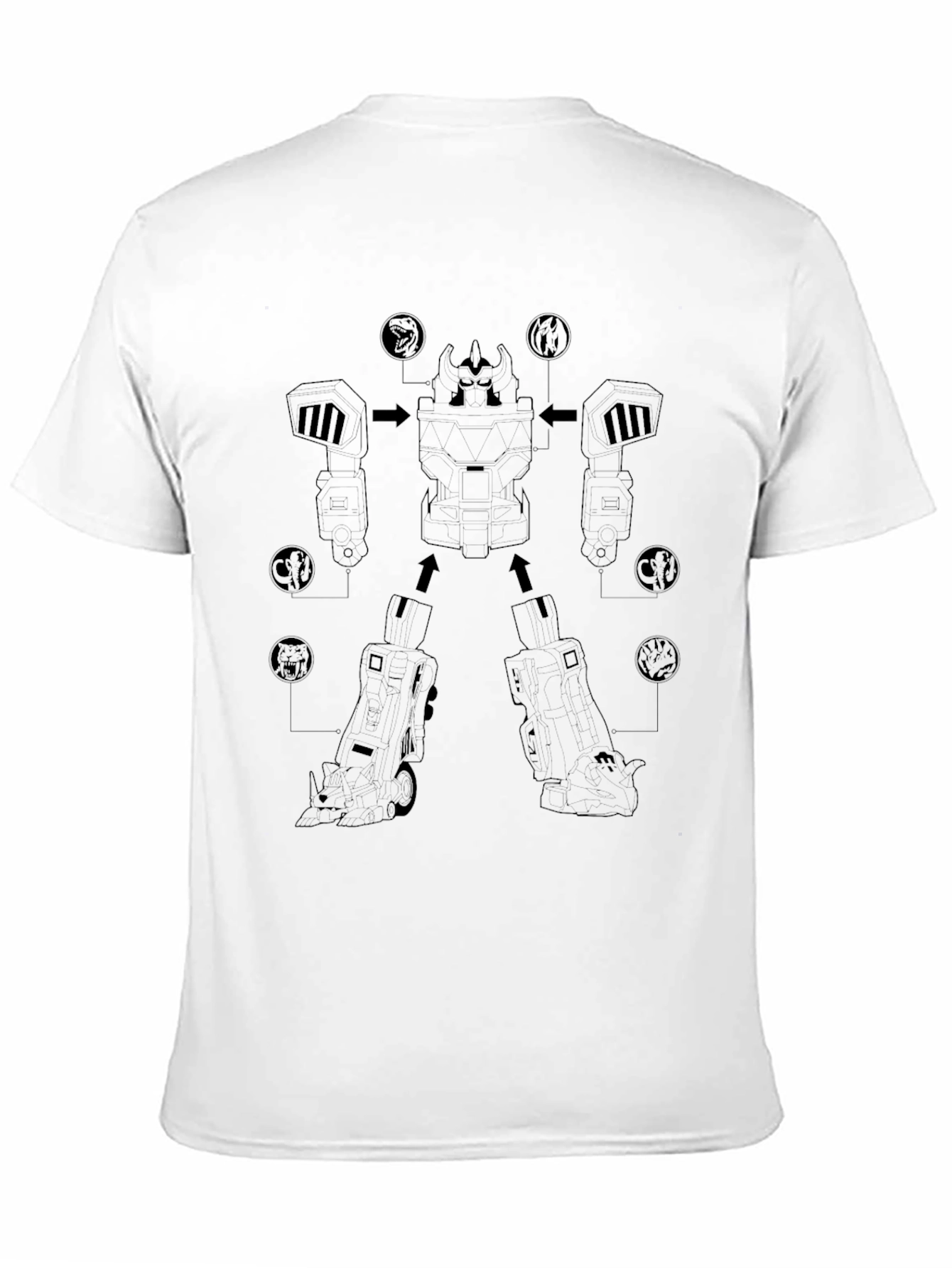 Black Robot Assembly T-Shirt