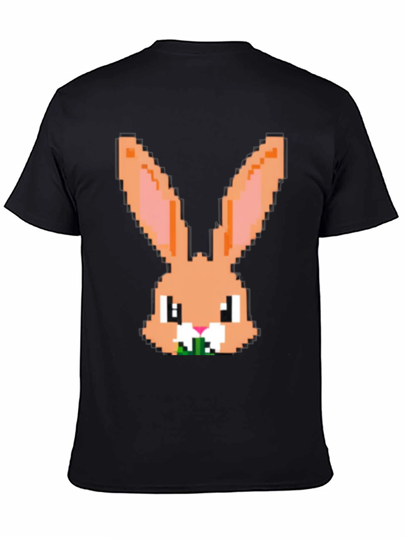 Pixel Rabbit Graphic Tee - Cute Easter Bunny Shirt