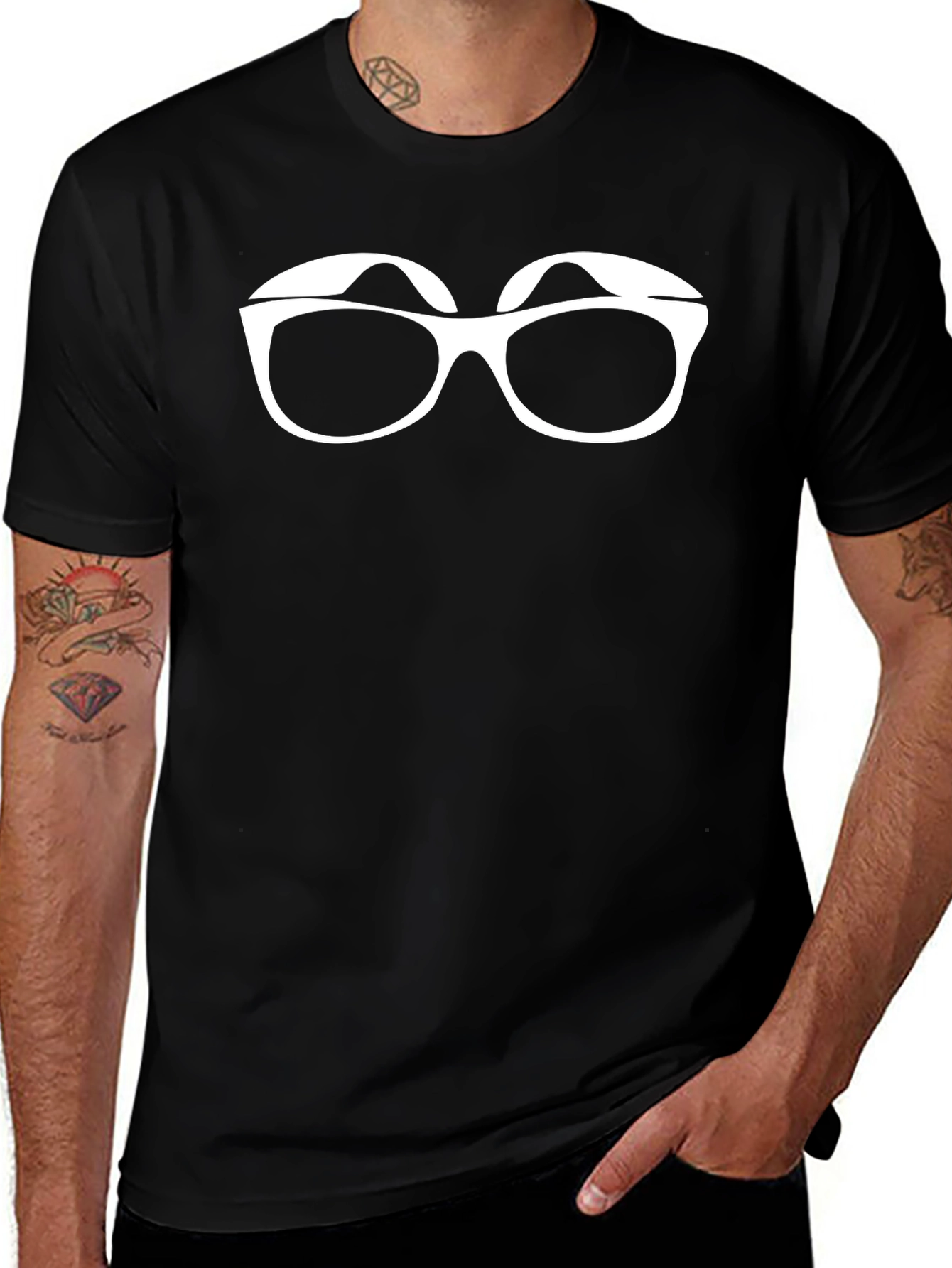 Cool Shades Graphic Black T-Shirt