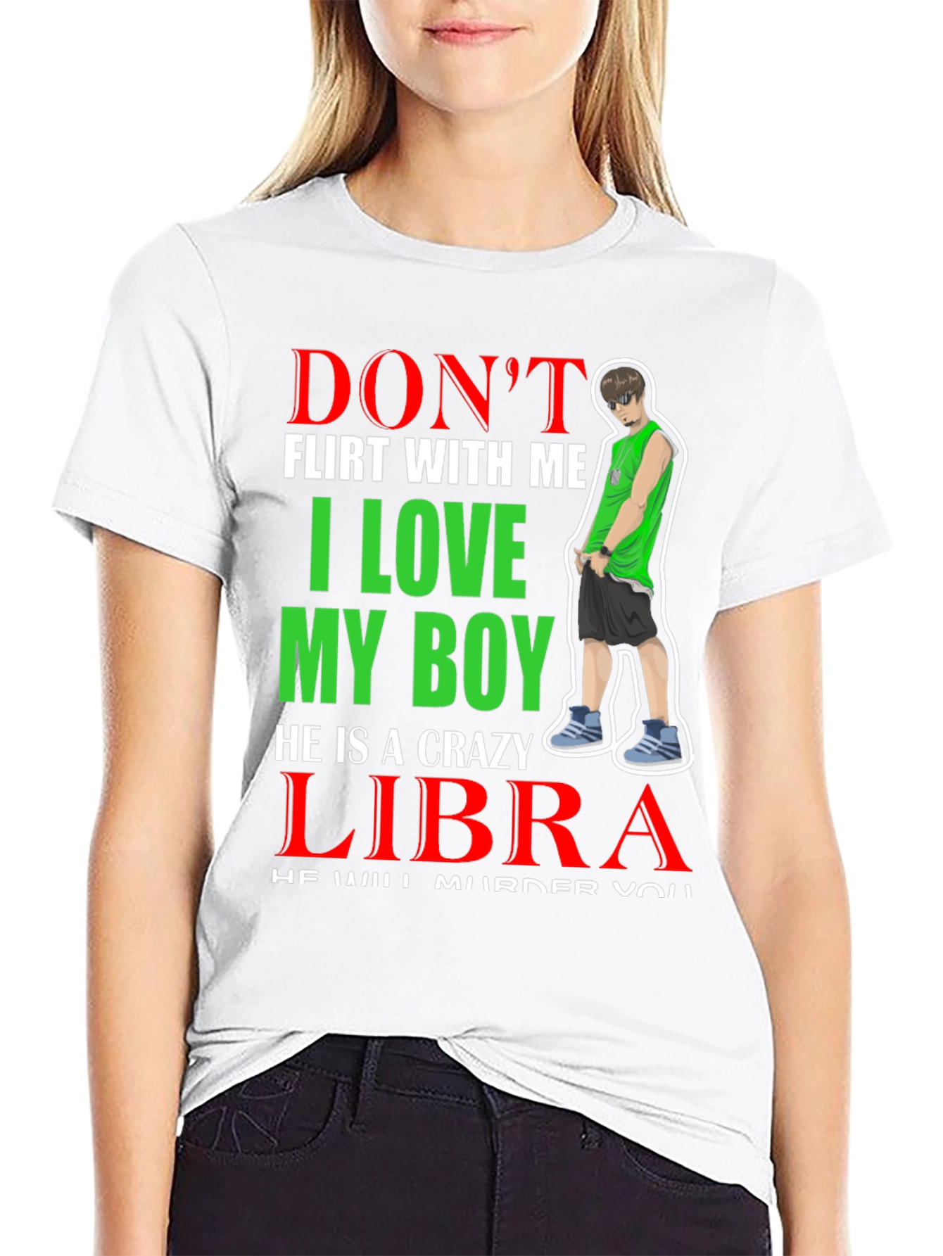 Crazy Libra Boy T-Shirt - Warning!