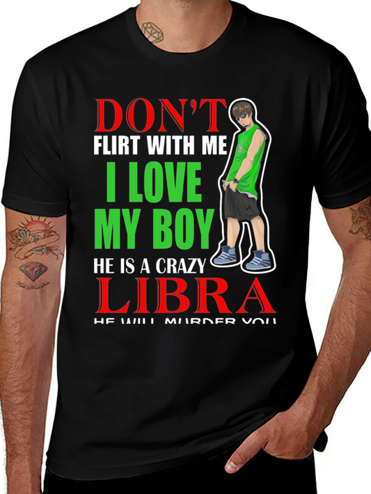 Crazy Libra Boy T-Shirt - Warning!