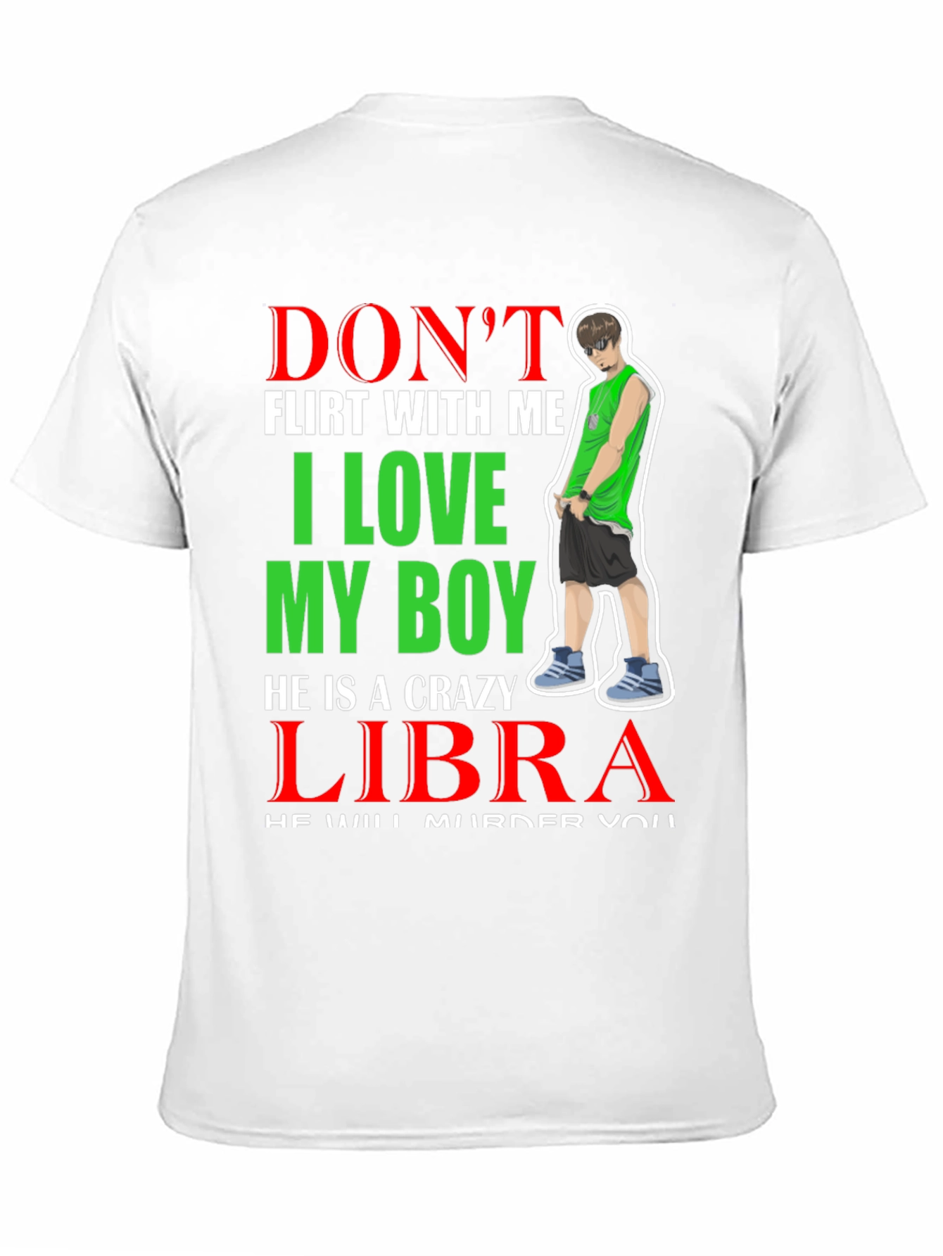 Crazy Libra Boy T-Shirt - Warning!