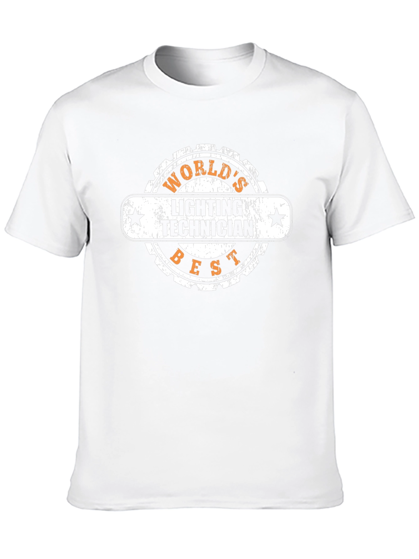 Worlds Best Lighting Technician Black T-Shirt