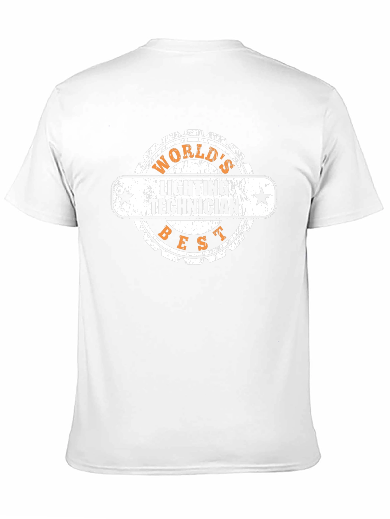 Worlds Best Lighting Technician Black T-Shirt