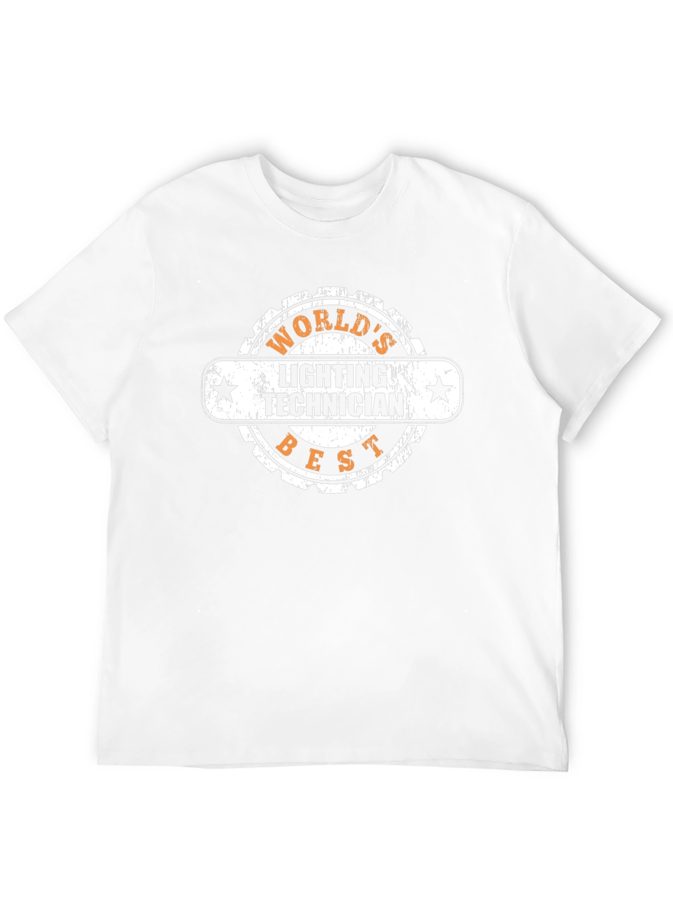 Worlds Best Lighting Technician Black T-Shirt