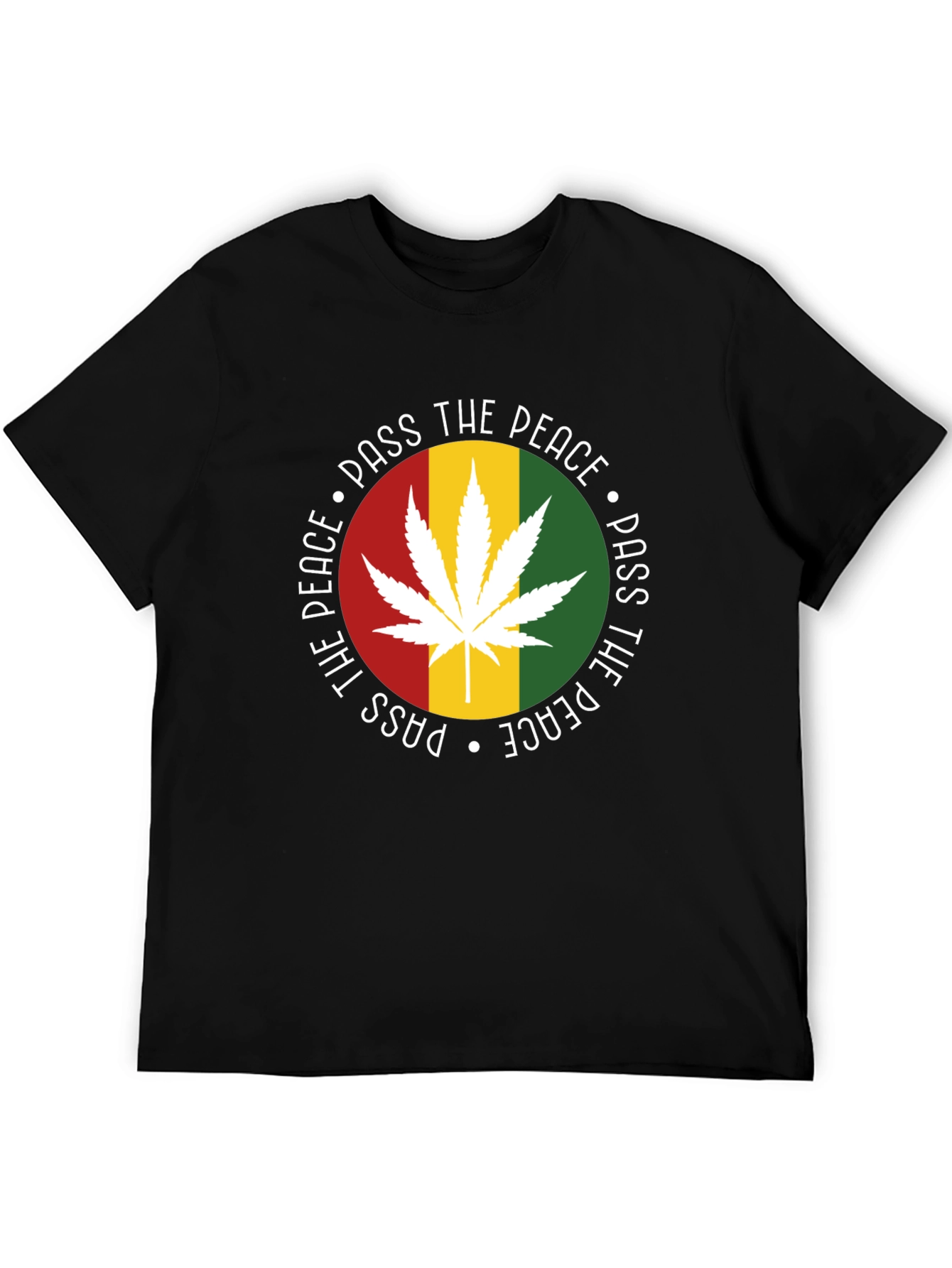 Pass the Peace Graphic T-Shirt - Rasta Style