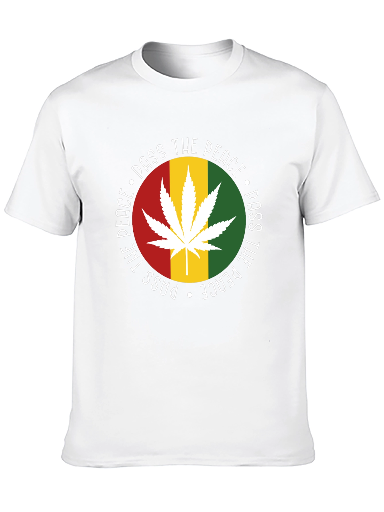 Pass the Peace Graphic T-Shirt - Rasta Style