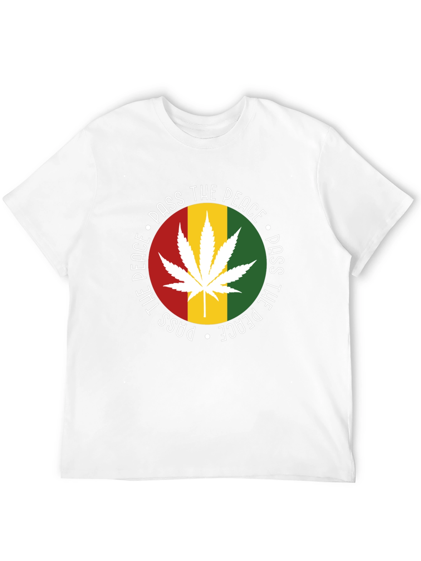 Pass the Peace Graphic T-Shirt - Rasta Style