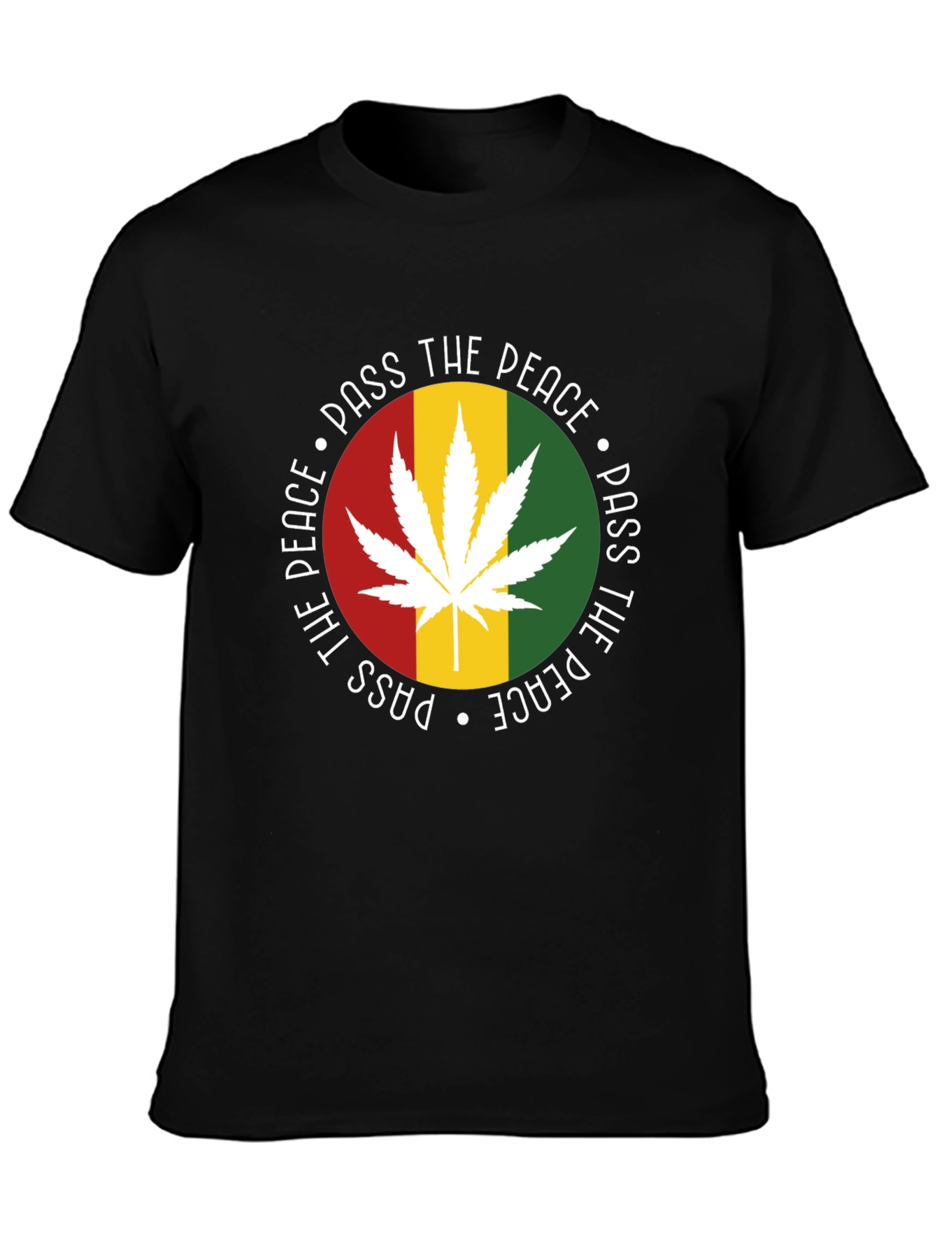 Pass the Peace Graphic T-Shirt - Rasta Style
