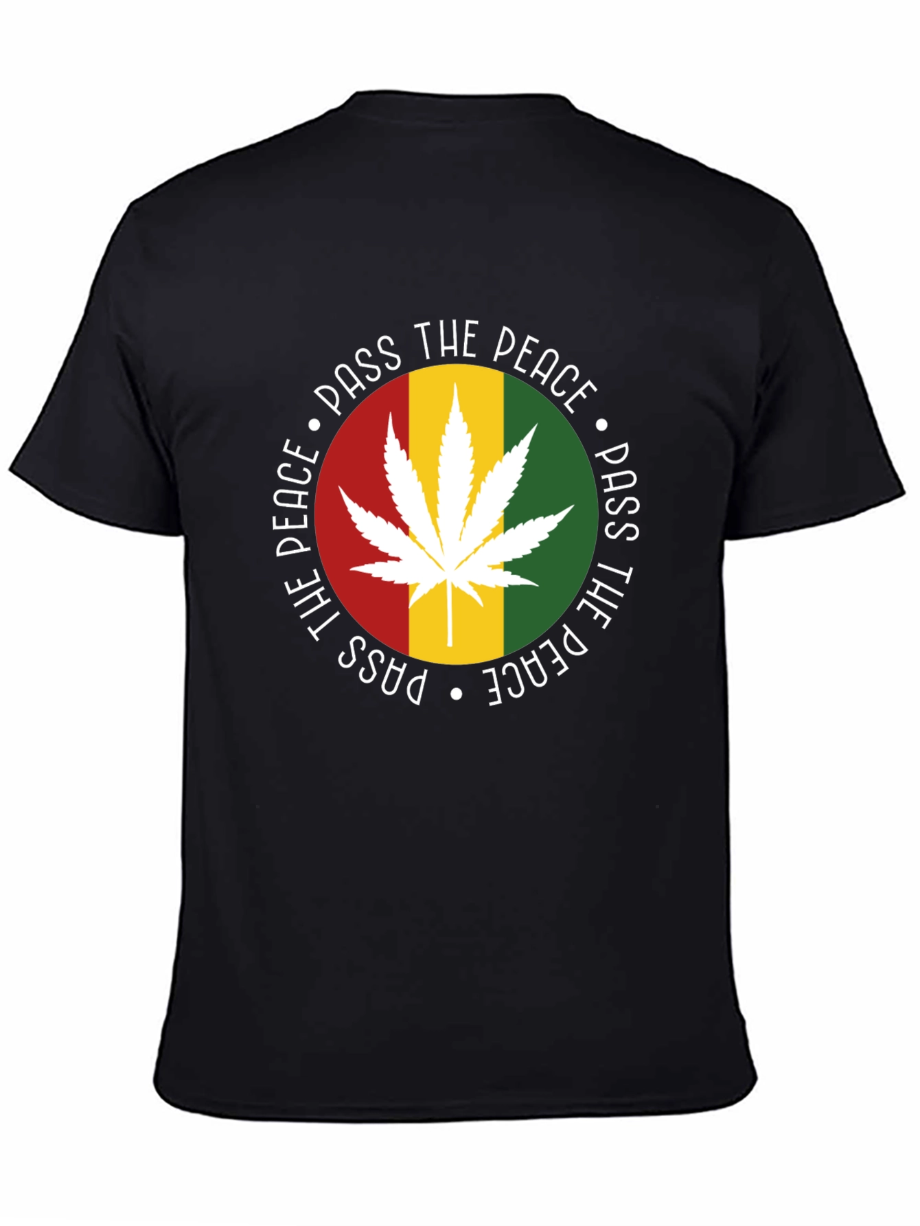 Pass the Peace Graphic T-Shirt - Rasta Style