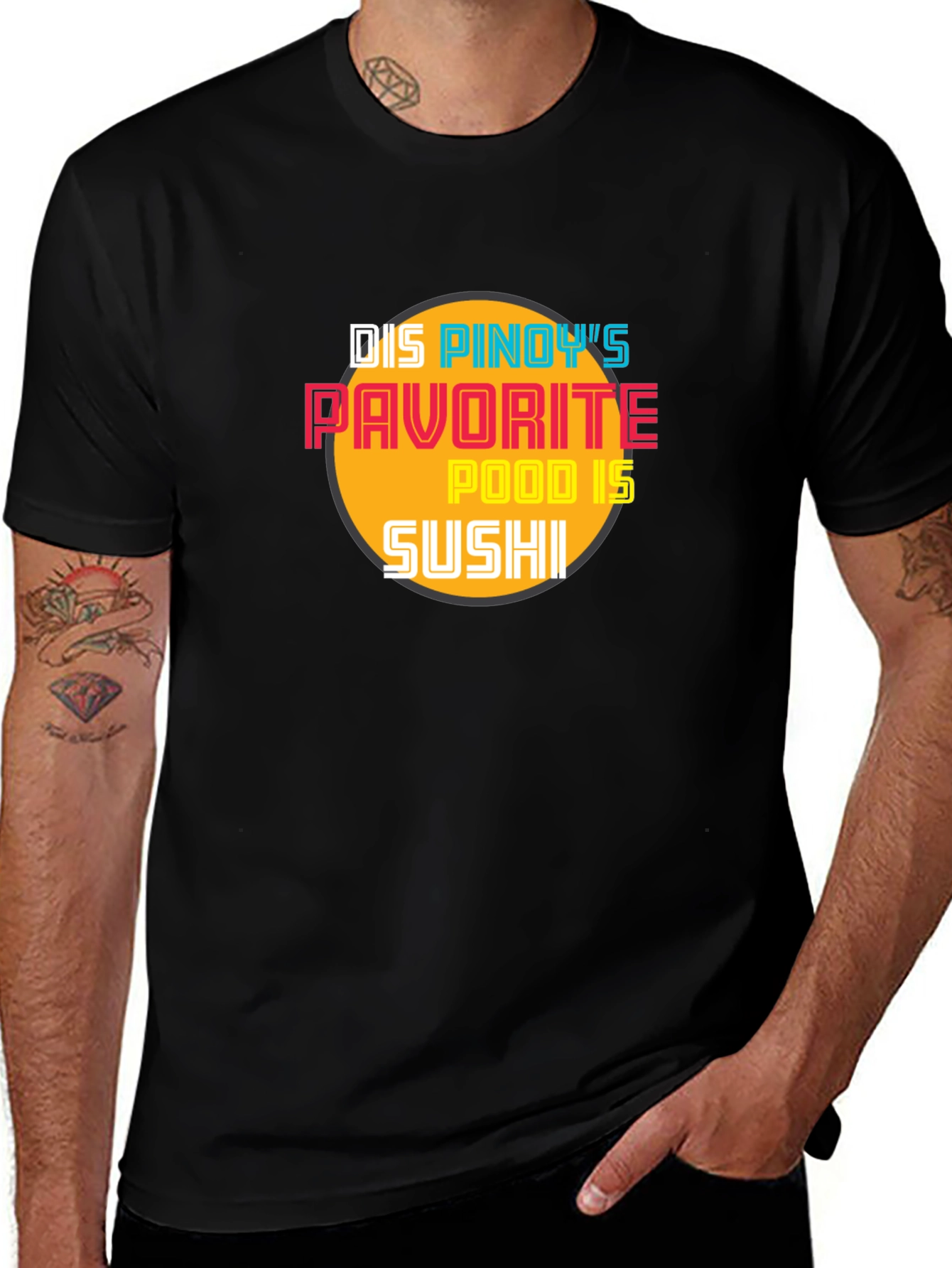 Pinoys Favorite Food T-Shirt - Sushi Lover Tee