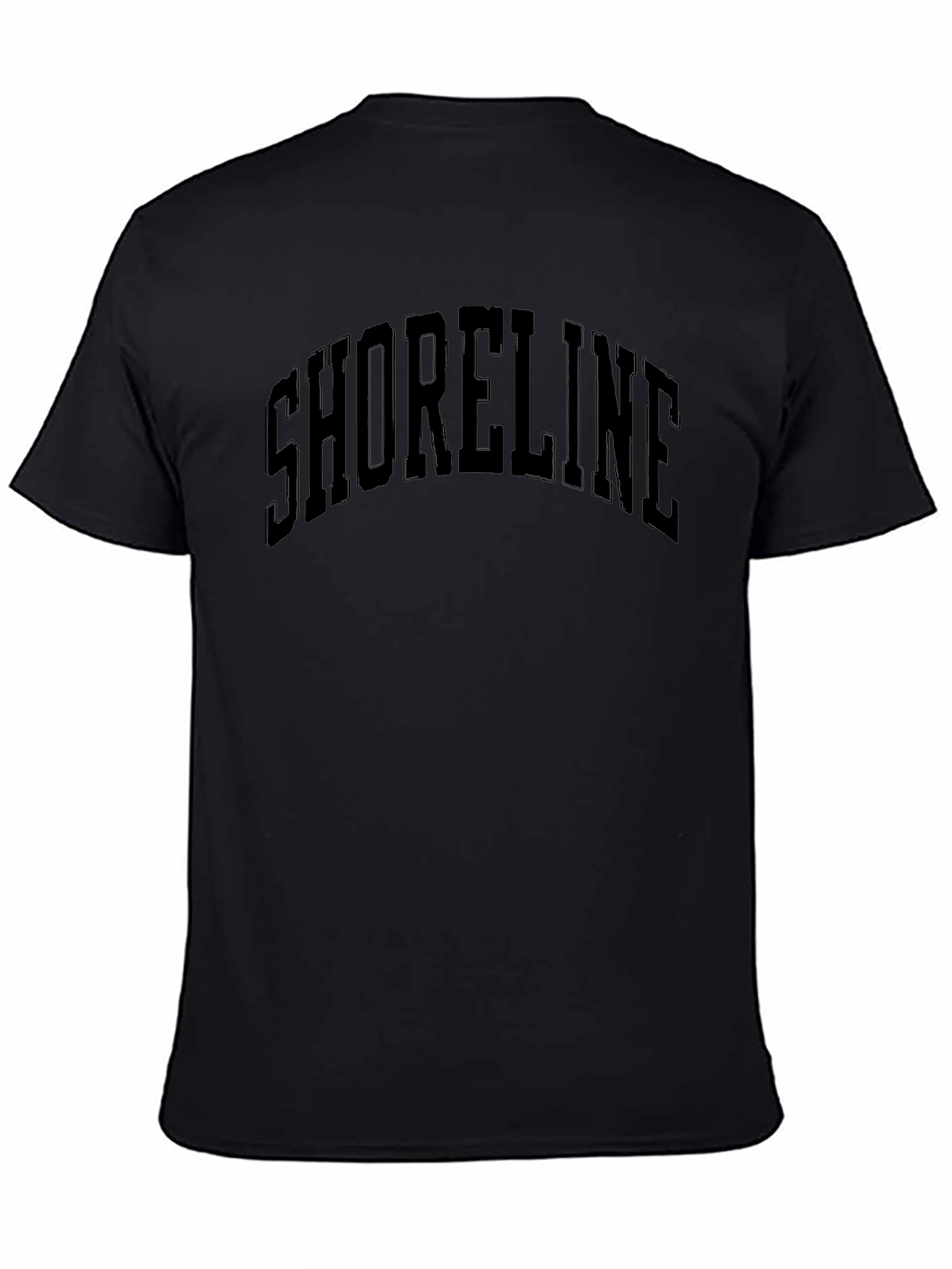 Shoreline Black Graphic T-Shirt