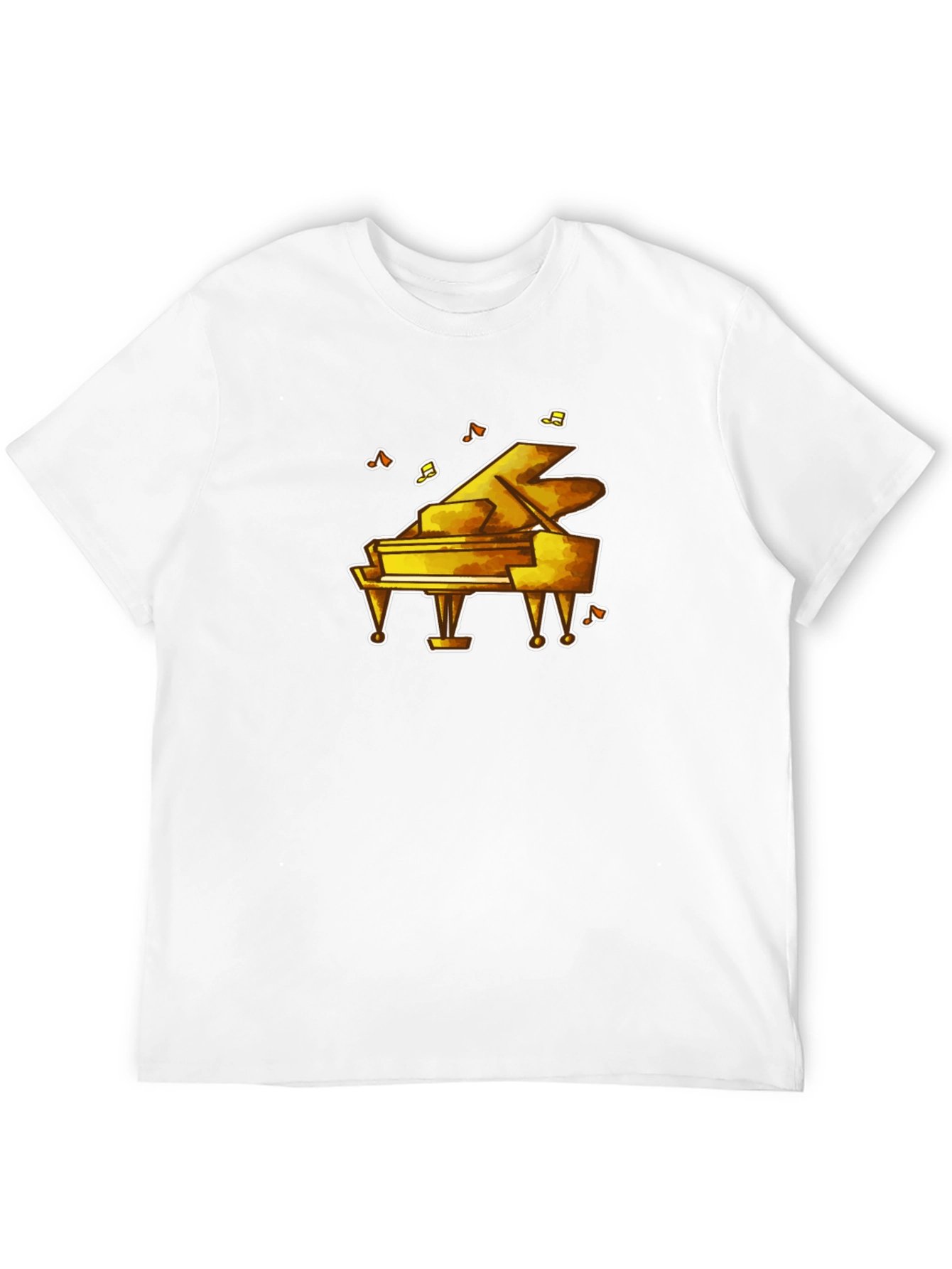 Piano Music Graphic Tee - Stylish Musician Shirt