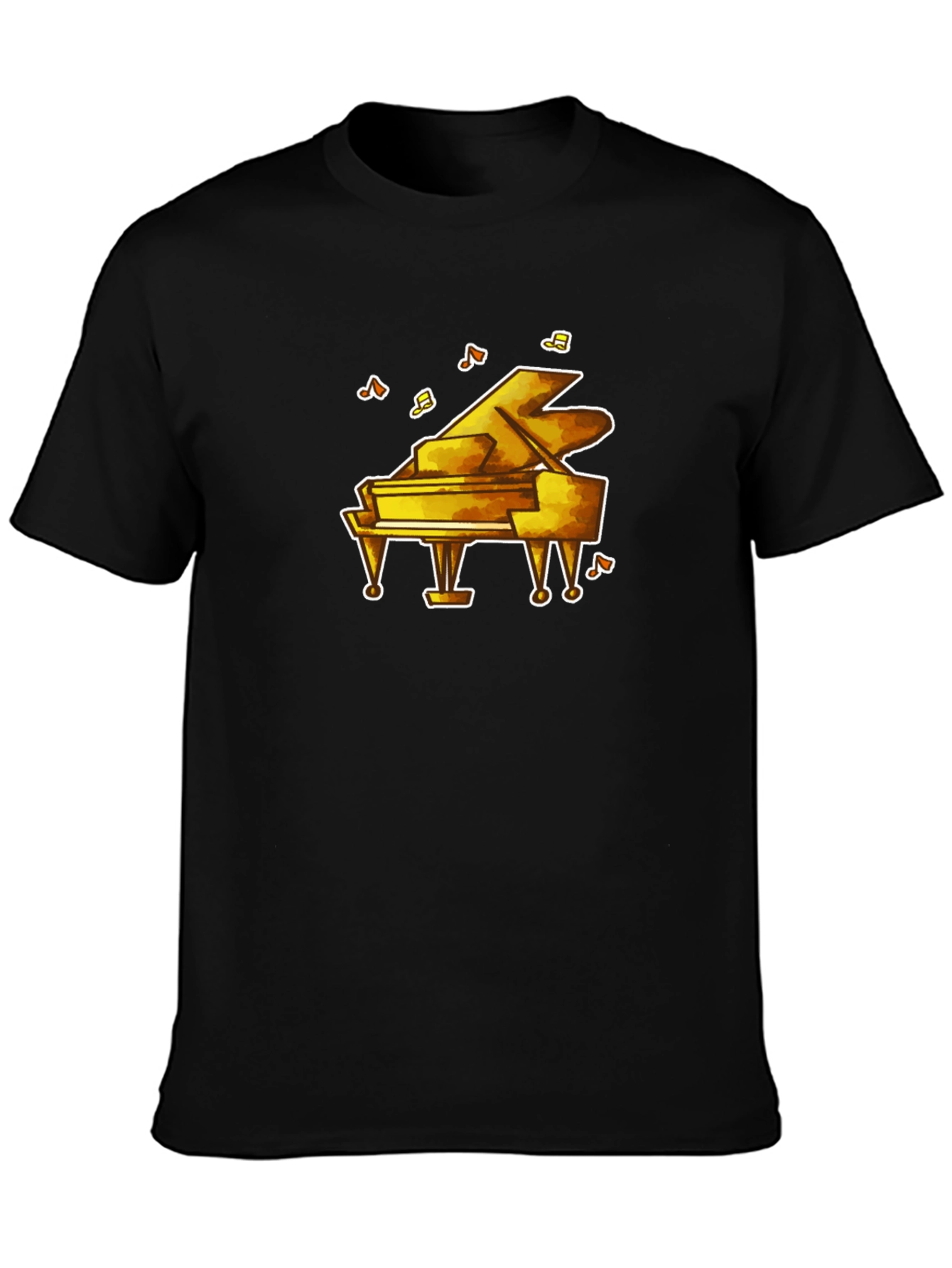 Piano Music Graphic Tee - Stylish Musician Shirt