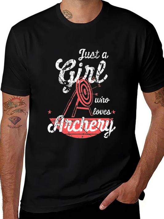 Archery Lover T-Shirt - Just a Girl Who Loves Archery Tee
