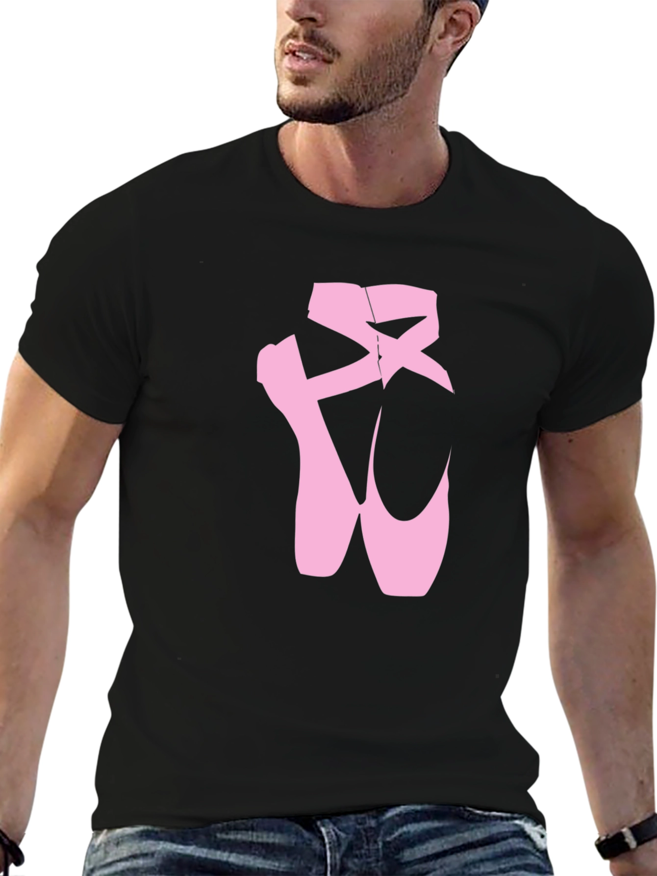 Ballet Shoes Graphic Tee - Black T-Shirt