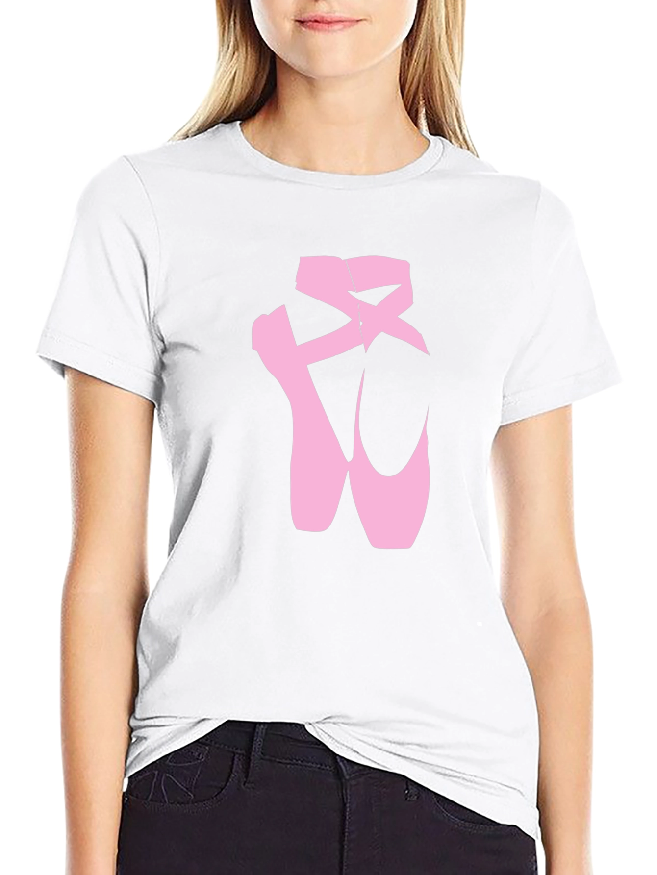 Ballet Shoes Graphic Tee - Black T-Shirt