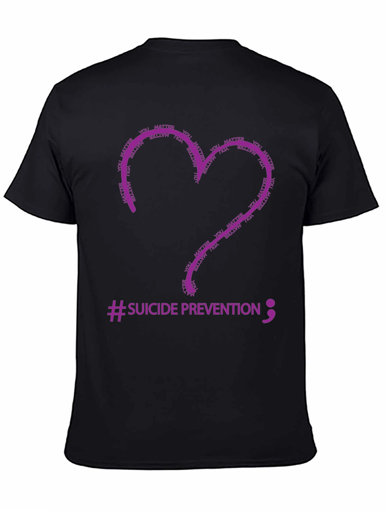 Suicide Prevention Heart T-Shirt - You Matter