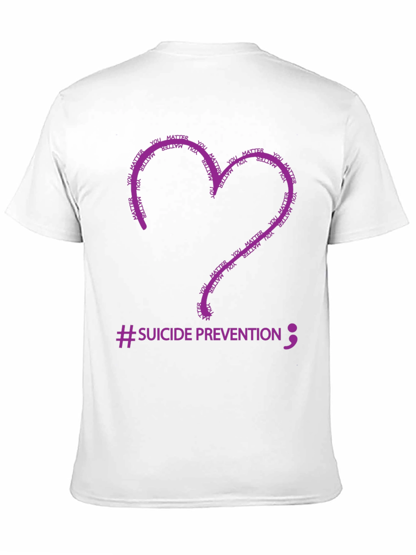 Suicide Prevention Heart T-Shirt - You Matter