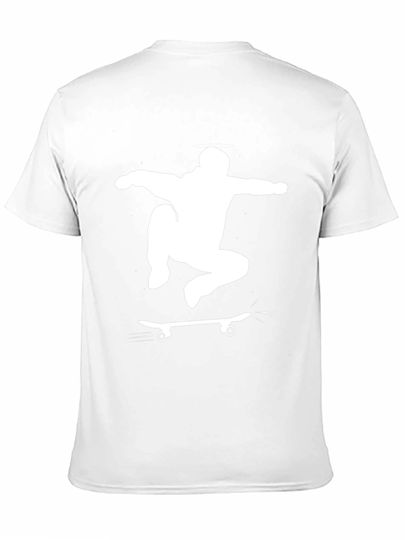 Skateboarder Graphic Tee - Black