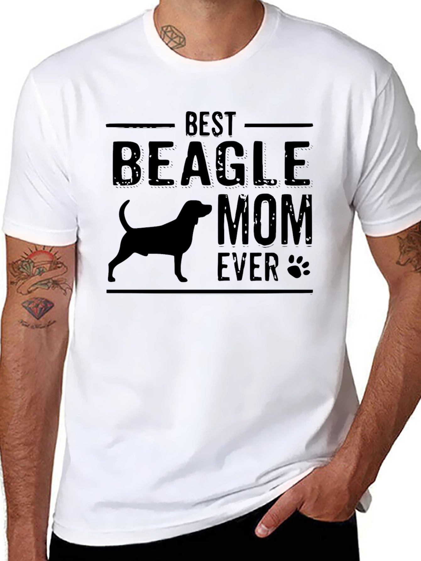 Best Beagle Mom Ever T-Shirt - Dog Lover Tee