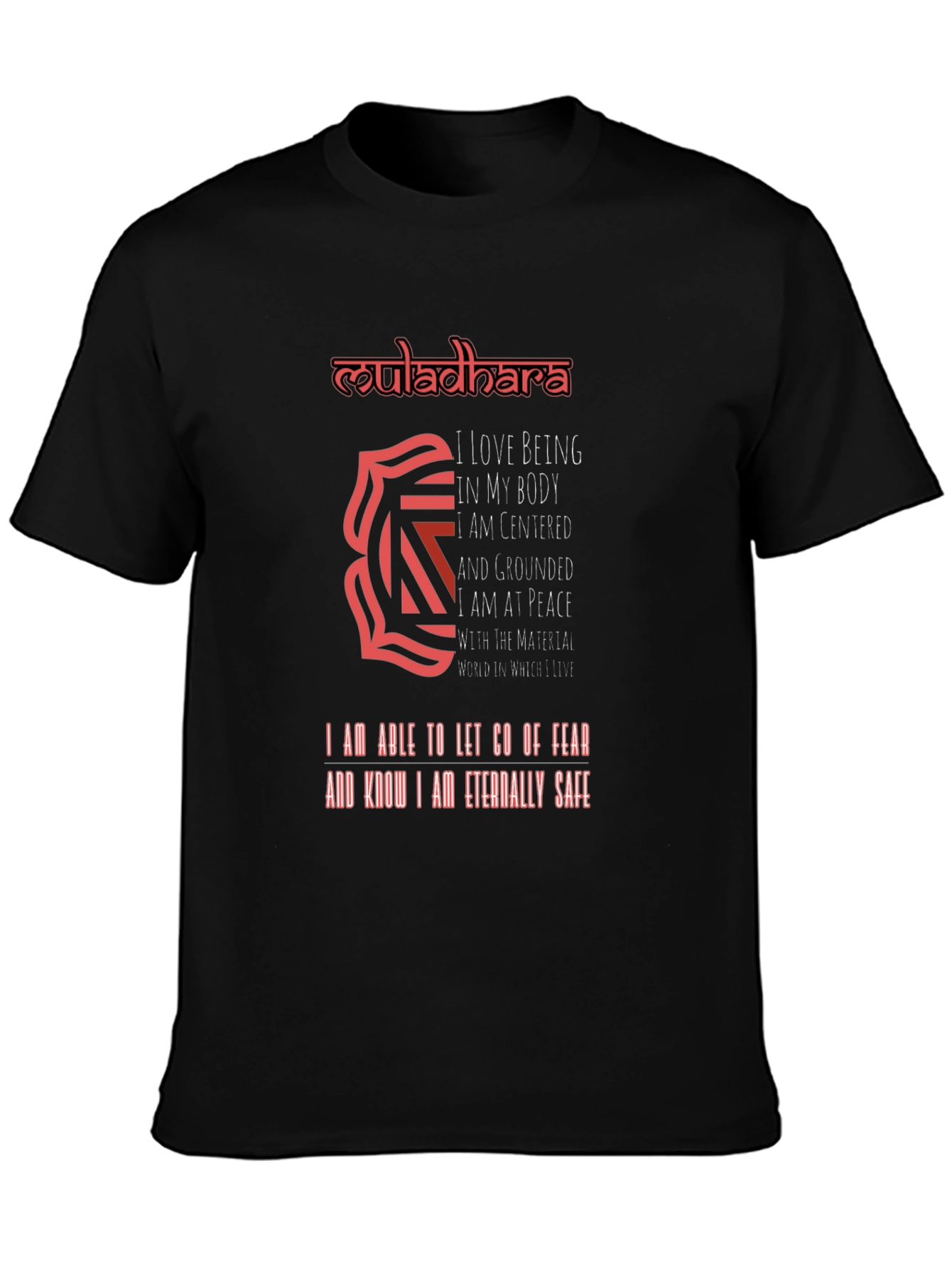 Muladhara Chakra T-Shirt - Grounded and Safe