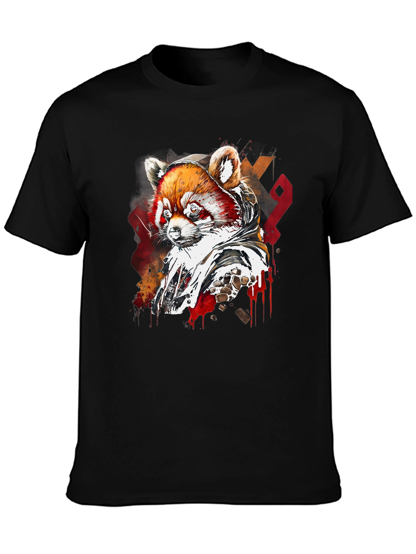 Red Panda Graphic Tee - Stylish Animal Print T-Shirt