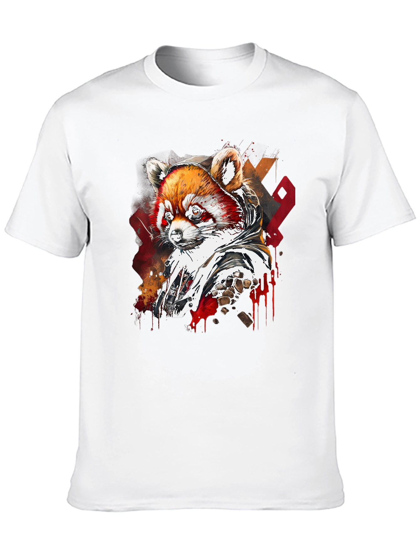 Red Panda Graphic Tee - Stylish Animal Print T-Shirt