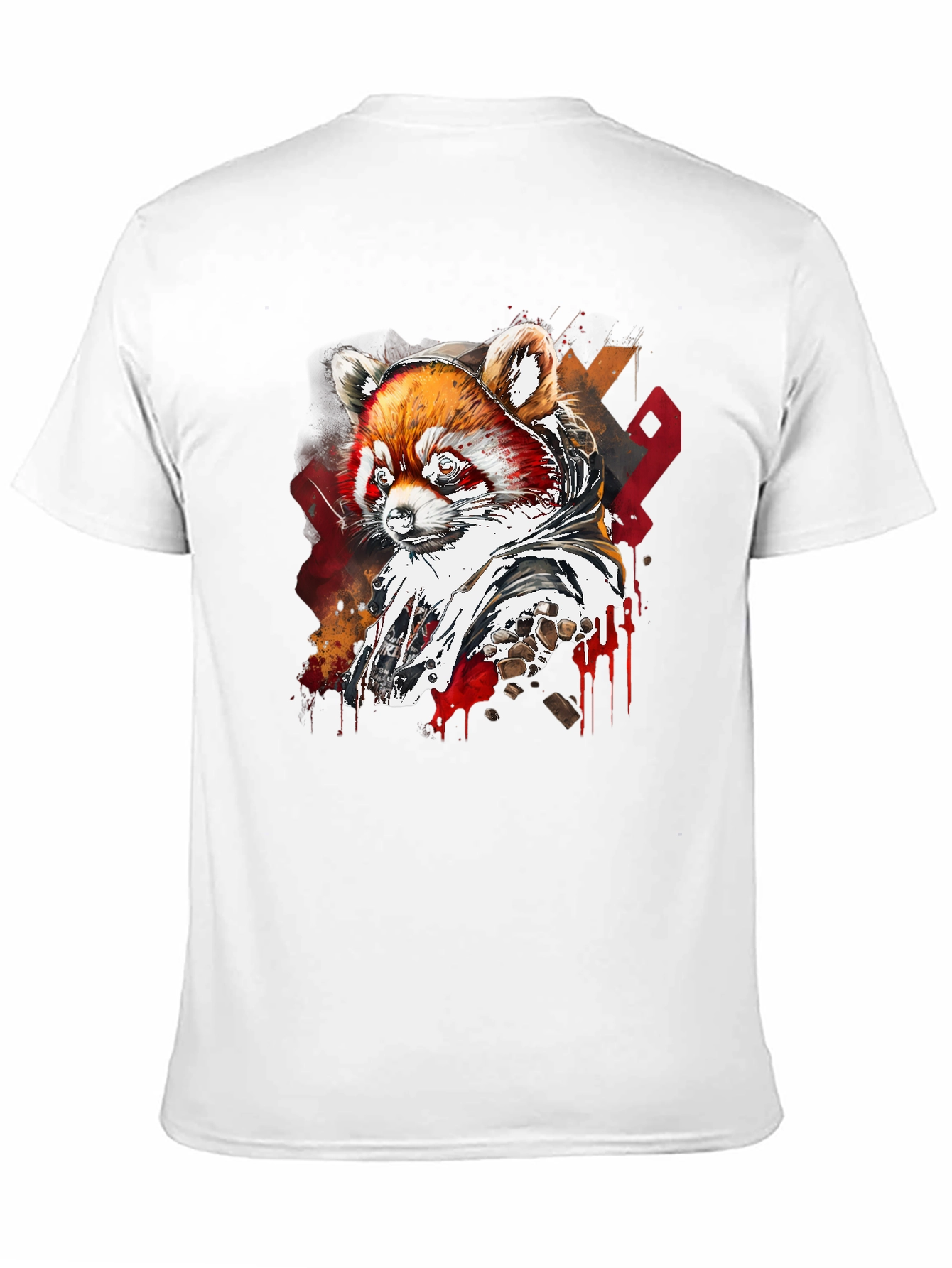 Red Panda Graphic Tee - Stylish Animal Print T-Shirt