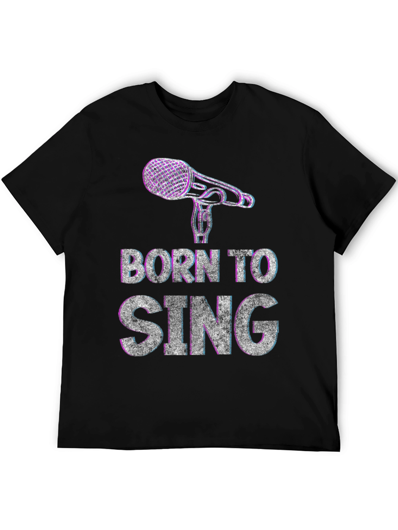 Born To Sing Microphone Graphic Tee
