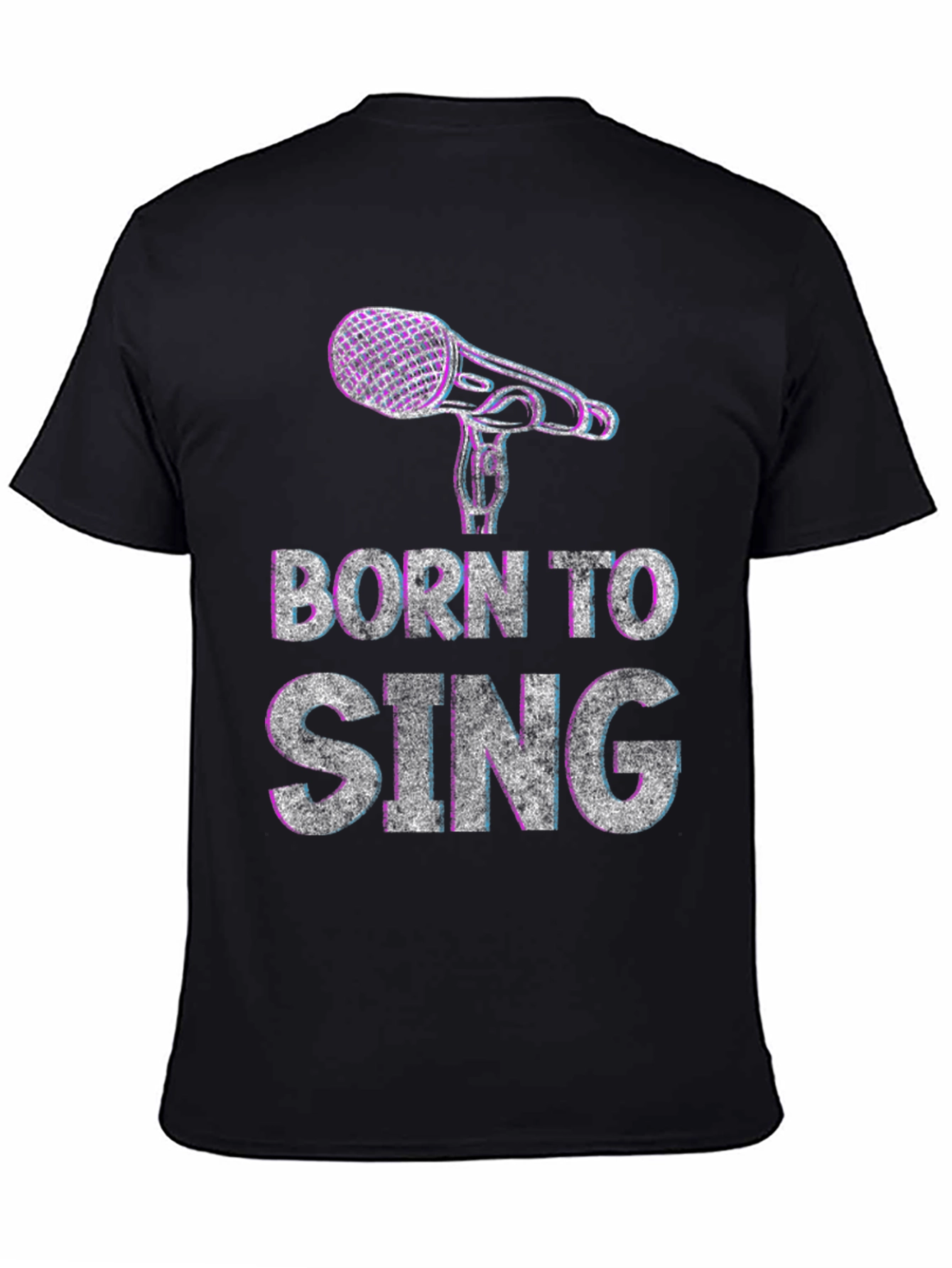 Born To Sing Microphone Graphic Tee