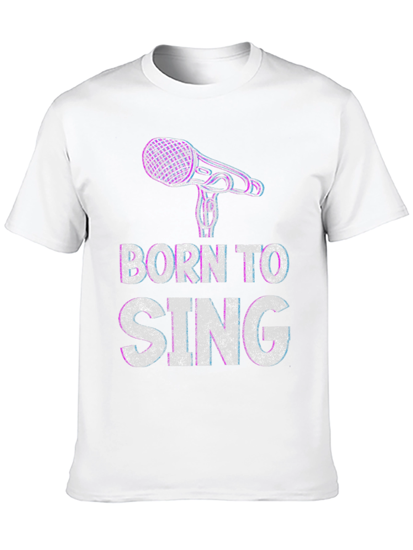 Born To Sing Microphone Graphic Tee
