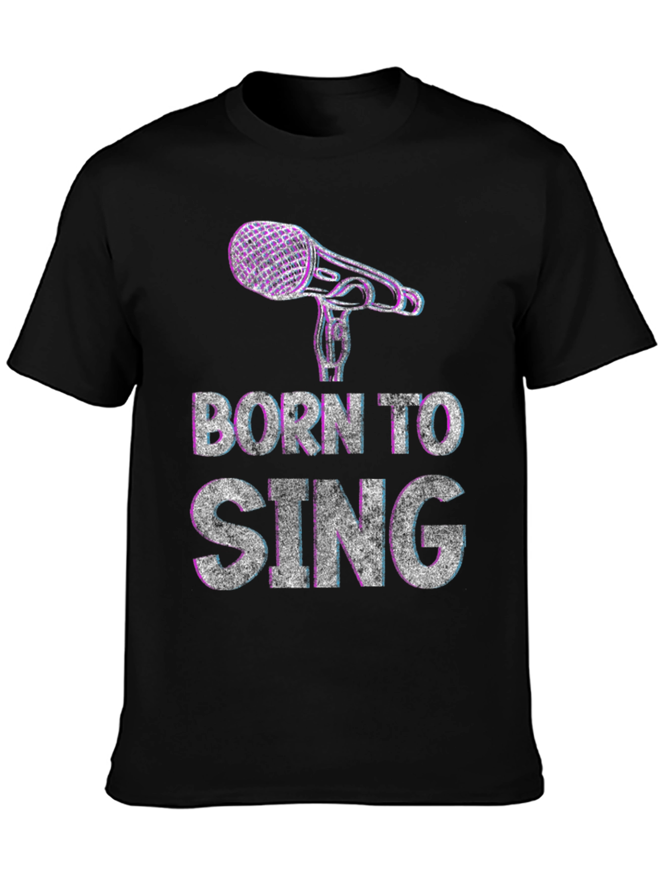 Born To Sing Microphone Graphic Tee