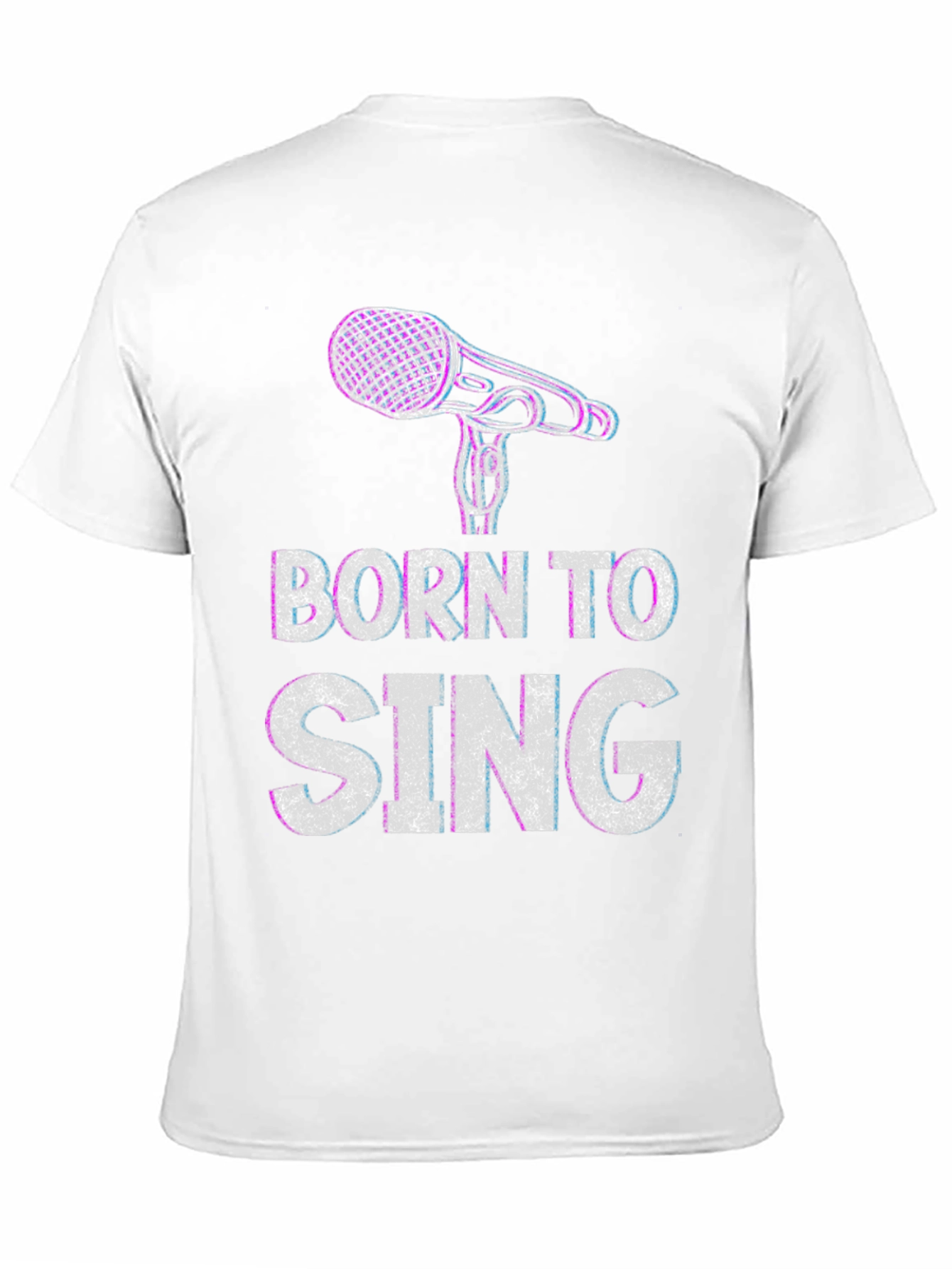 Born To Sing Microphone Graphic Tee