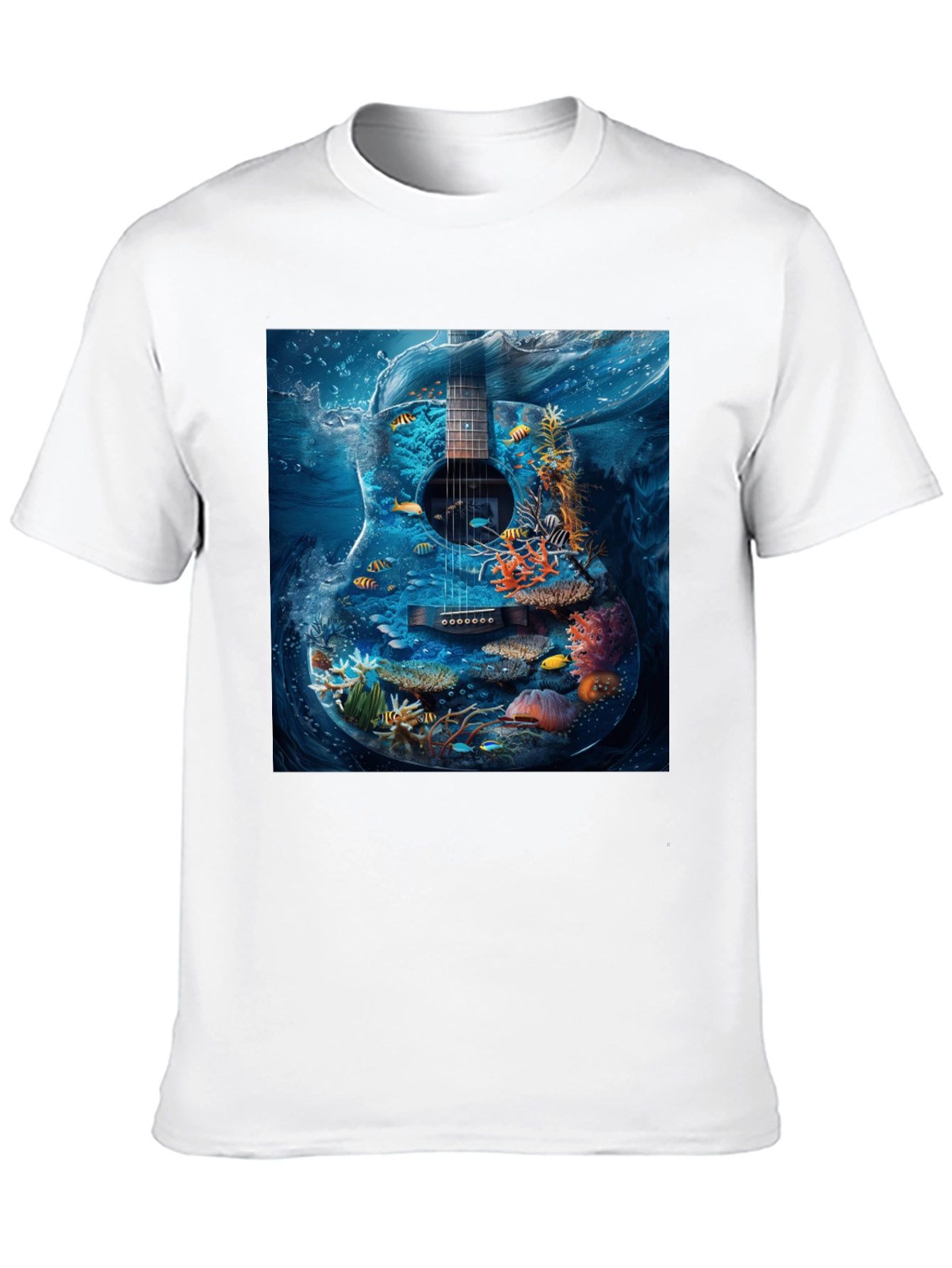 Underwater Guitar Graphic Tee