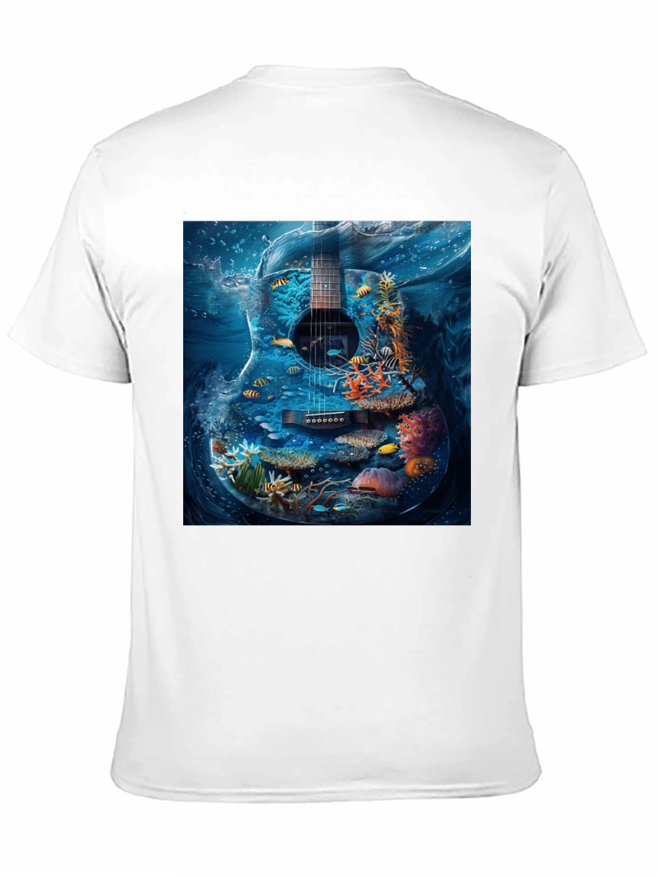 Underwater Guitar Graphic Tee