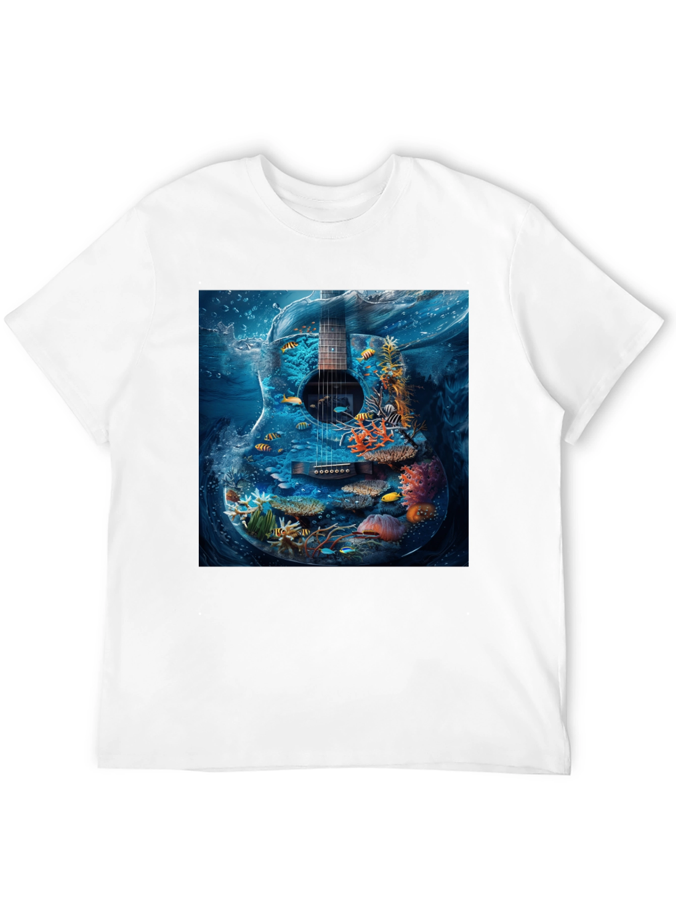 Underwater Guitar Graphic Tee