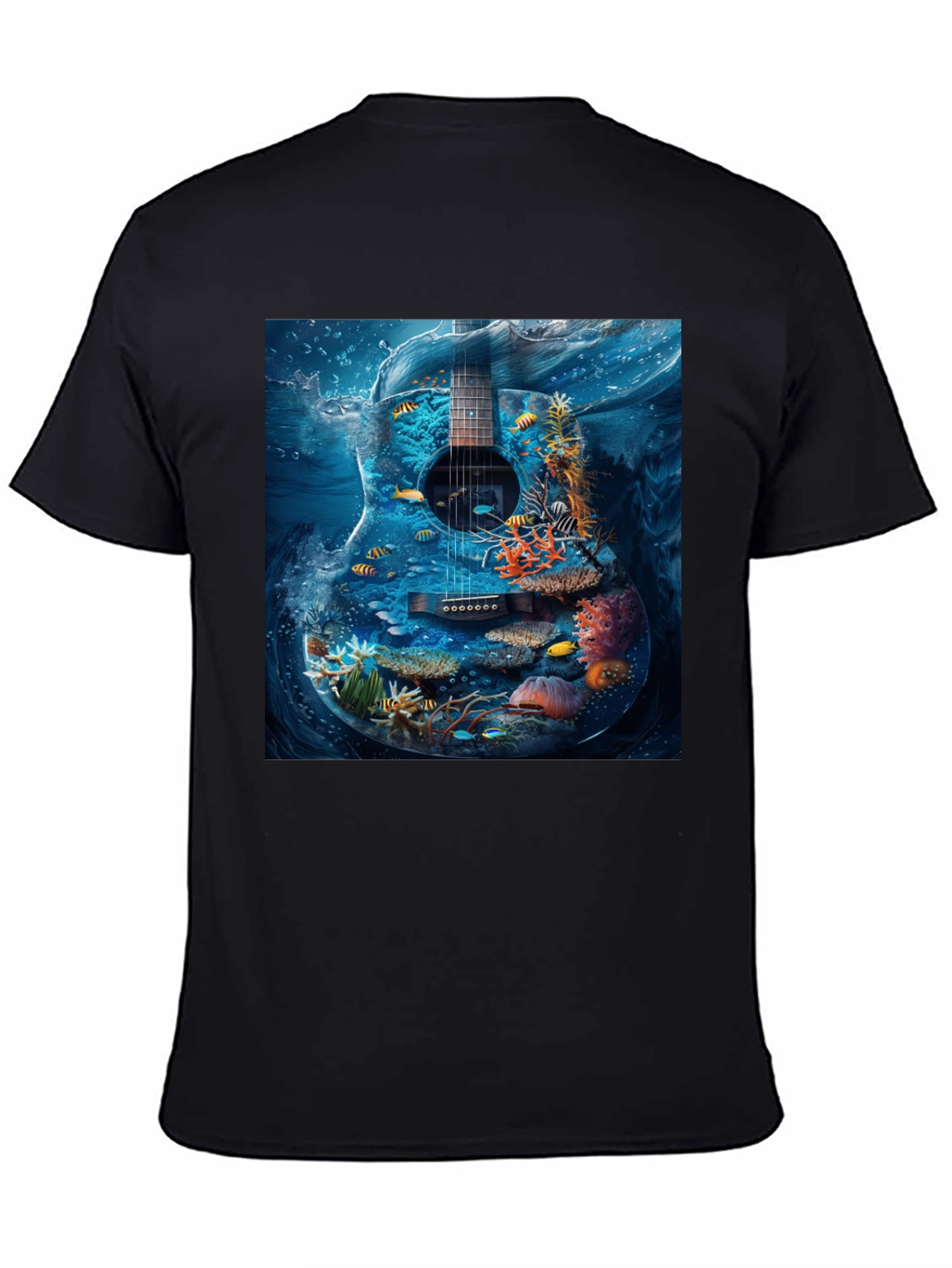Underwater Guitar Graphic Tee
