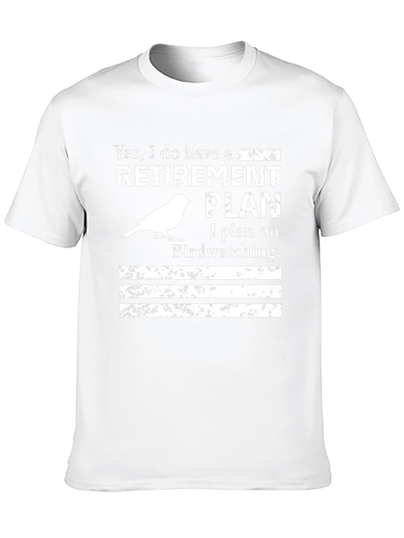 Retirement Bird Watching Plan Graphic T-Shirt